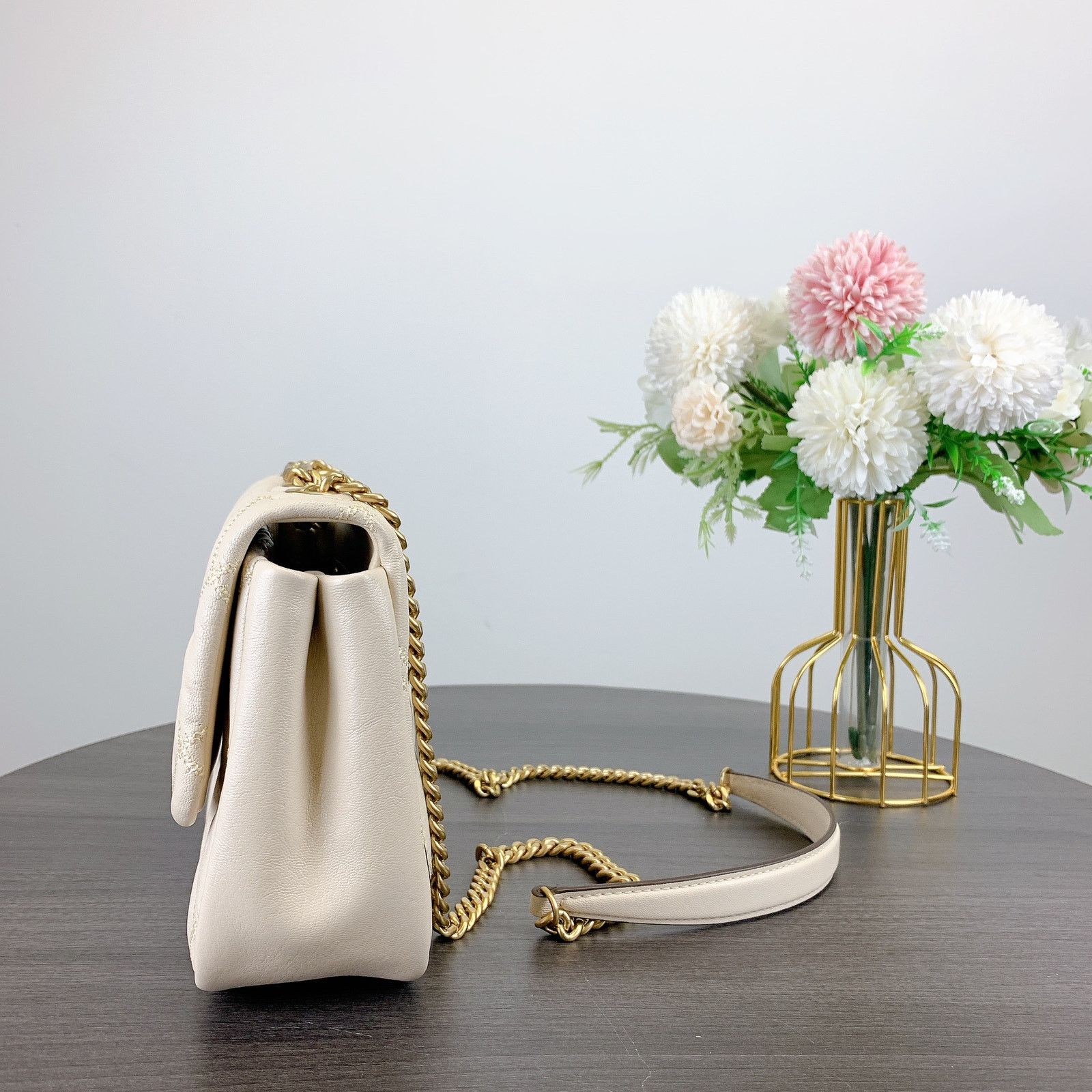 Tory Burch Tory Burch 148243 Willa small shoulder bag IN BRIE Size ONE SIZE - 4 Thumbnail