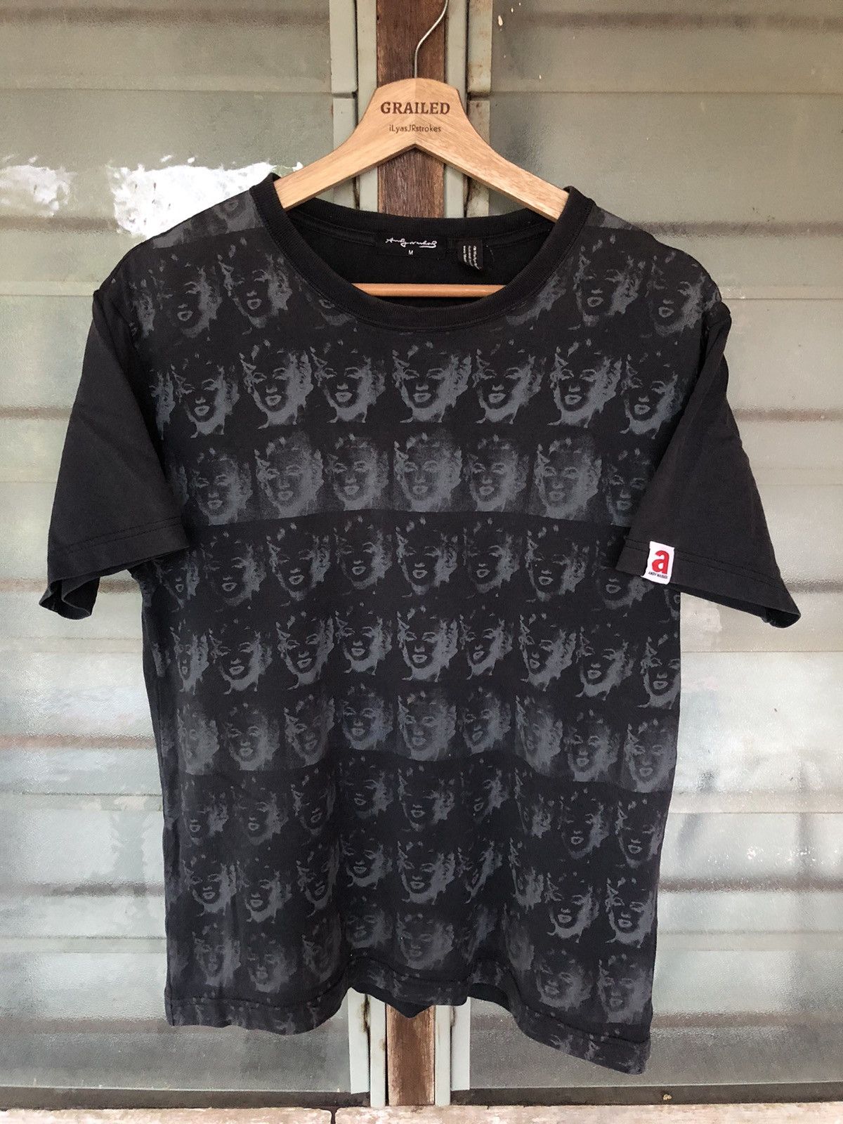 Andy Warhol Vintage Marilyn Monroe Overprint Andy Warhol Shirt Tee Size US M / EU 48-50 / 2 - 2 Thumbnail