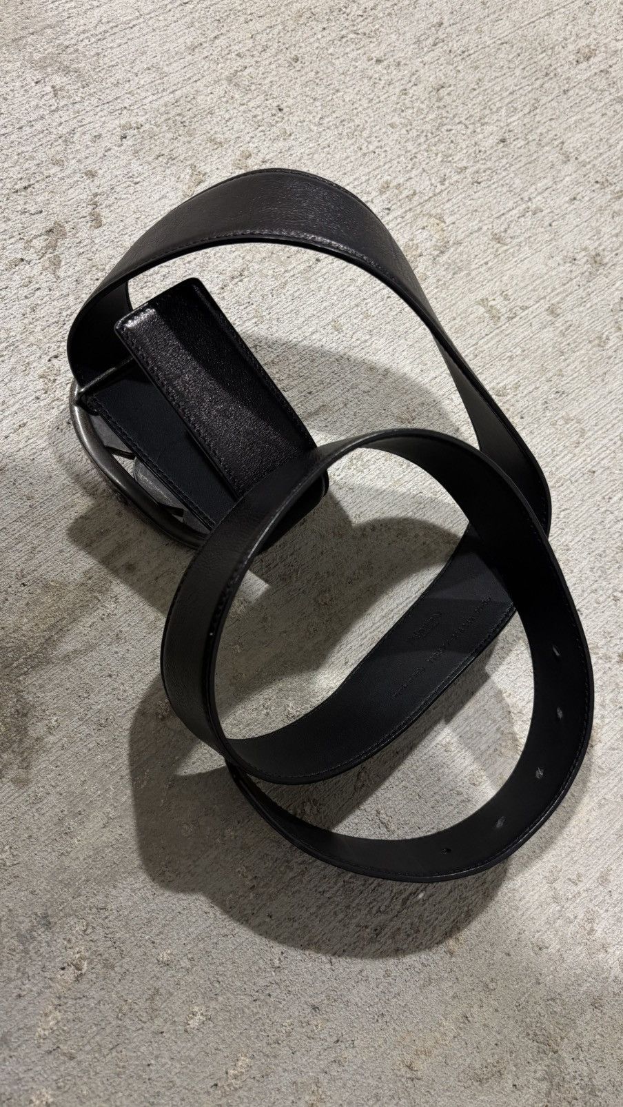 Saint Laurent Paris Yves Saint Laurent Paris Logo Belt Size 30 - 3 Thumbnail