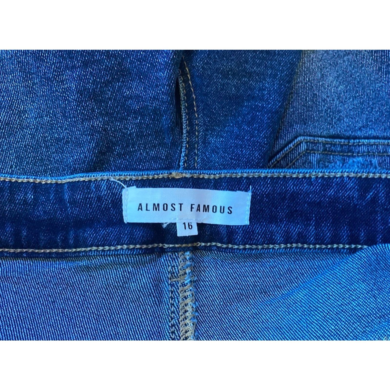 Almost Famous Almost Famous Cut Off Denim Distressed Jean Shorts Womens 16 Size 38" / US 16 / IT 52 - 2 Thumbnail