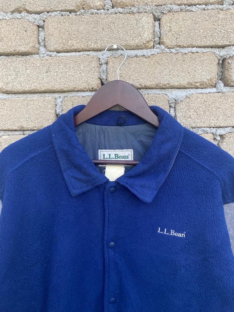 L.L. Bean Vintage LL Bean Fleece Jacket Snap Button Size US L / EU 52-54 / 3 - 5 Thumbnail