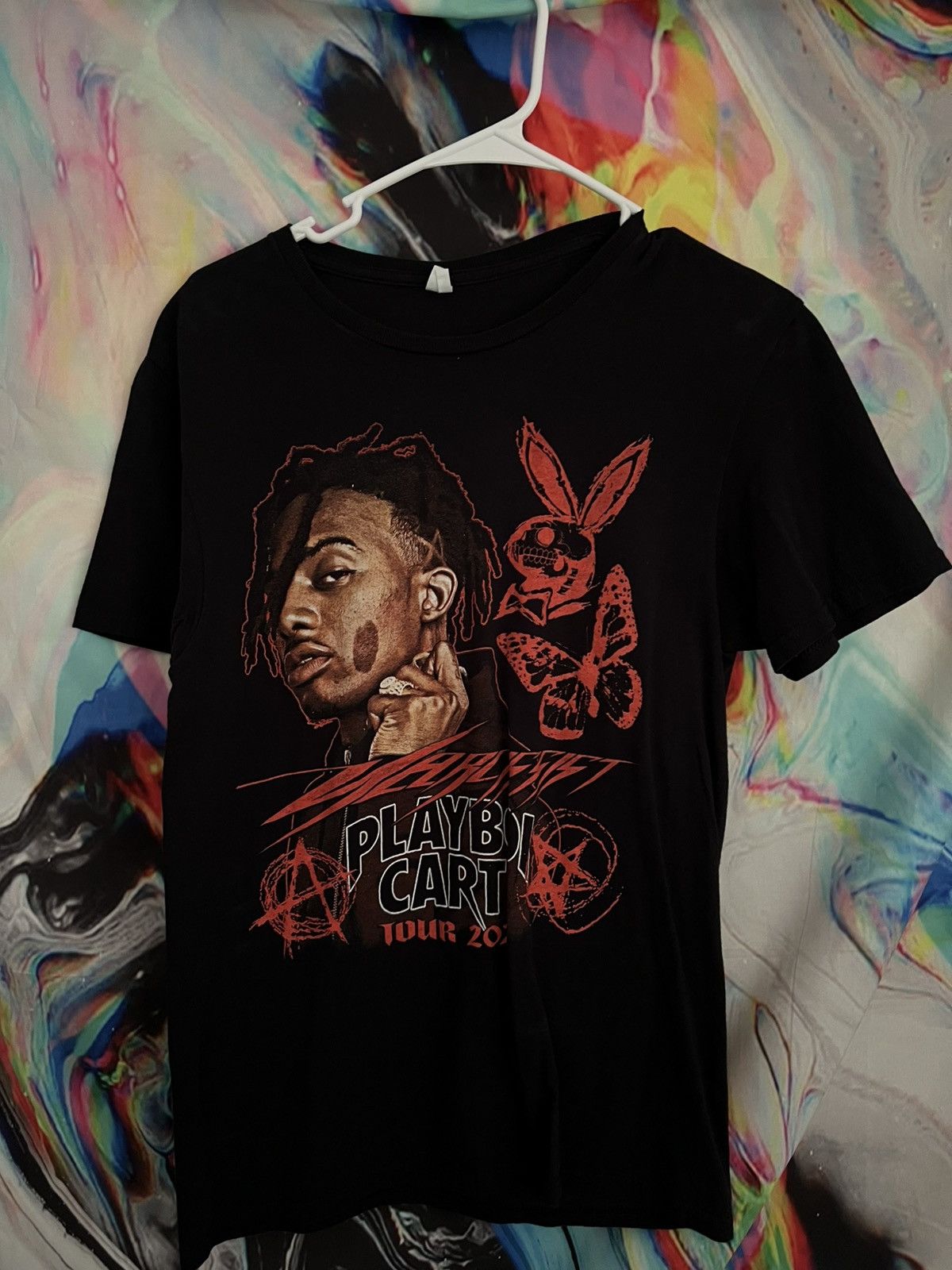 Playboi Carti × Vintage Playboi Carti Narcissist Tour Merch Size US S / EU 44-46 / 1 - 1 Thumbnail