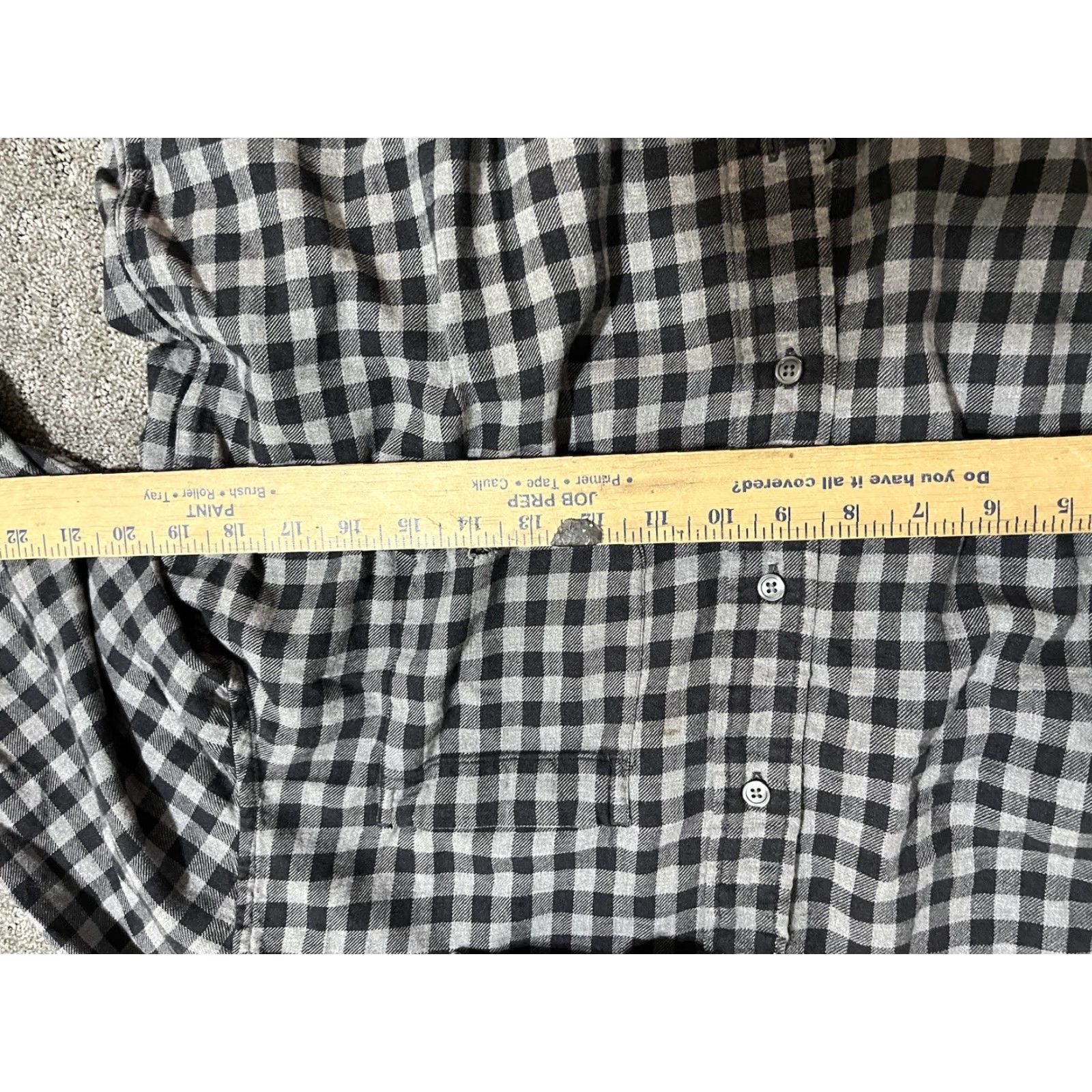 Eddie Bauer VINTAGE Eddie Bauer Relaxed fit Mens L Gray & Black Plaid Check Button Down Shirt Vinatg Size US L / EU 52-54 / 3 - 4 Thumbnail