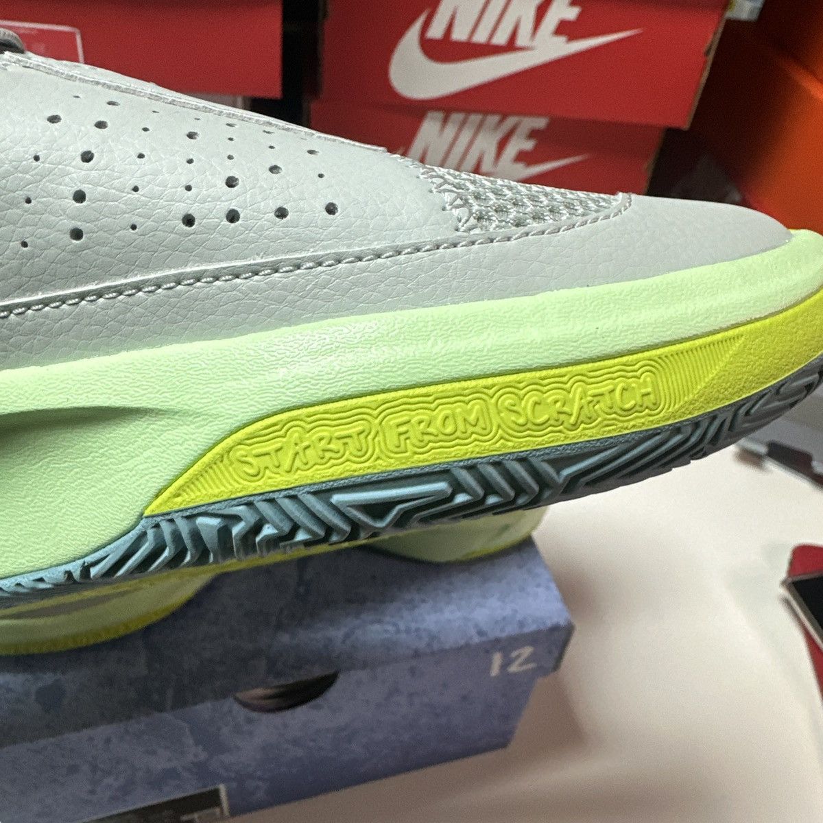 NBA × Nike New Nike Ja 1 MORANT Light Silver Mens Size 10.5 Basketball Size US 10.5 / EU 43-44 - 4 Thumbnail