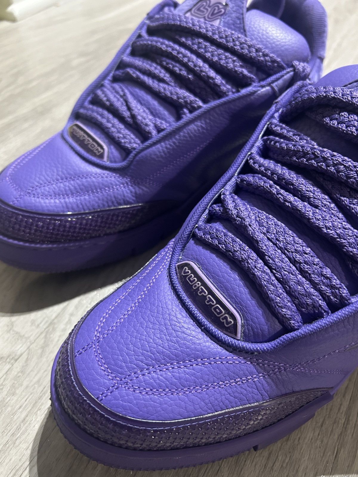 Louis Vuitton Louis vuitton skate purple suede sneaker Size US 11 / EU 44 - 8 Thumbnail