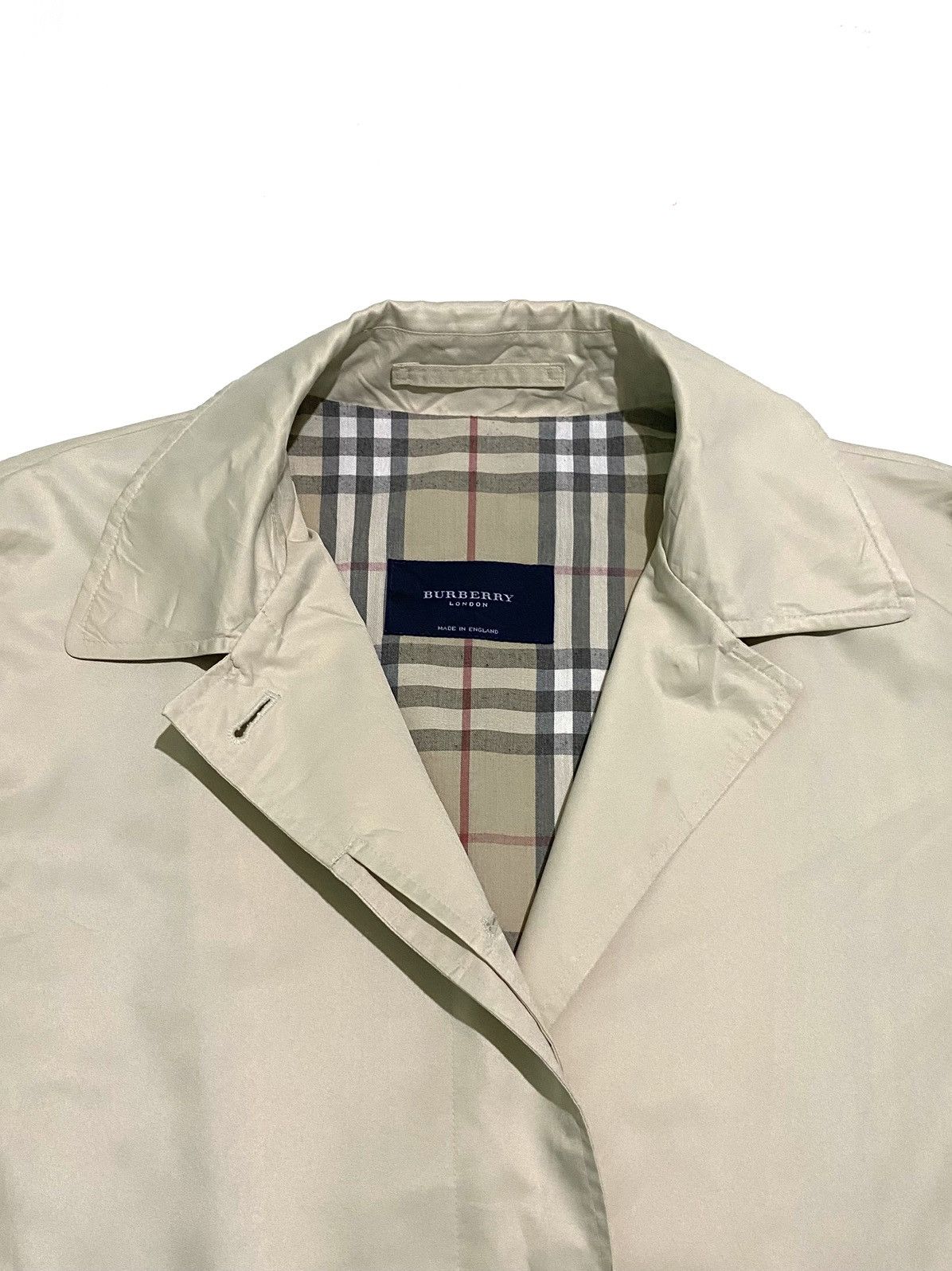 Burberry BURBERRY NOVA CHECK TRENCH COAT JACKET MADE IN ENGLAND Size US M / EU 48-50 / 2 - 3 Thumbnail