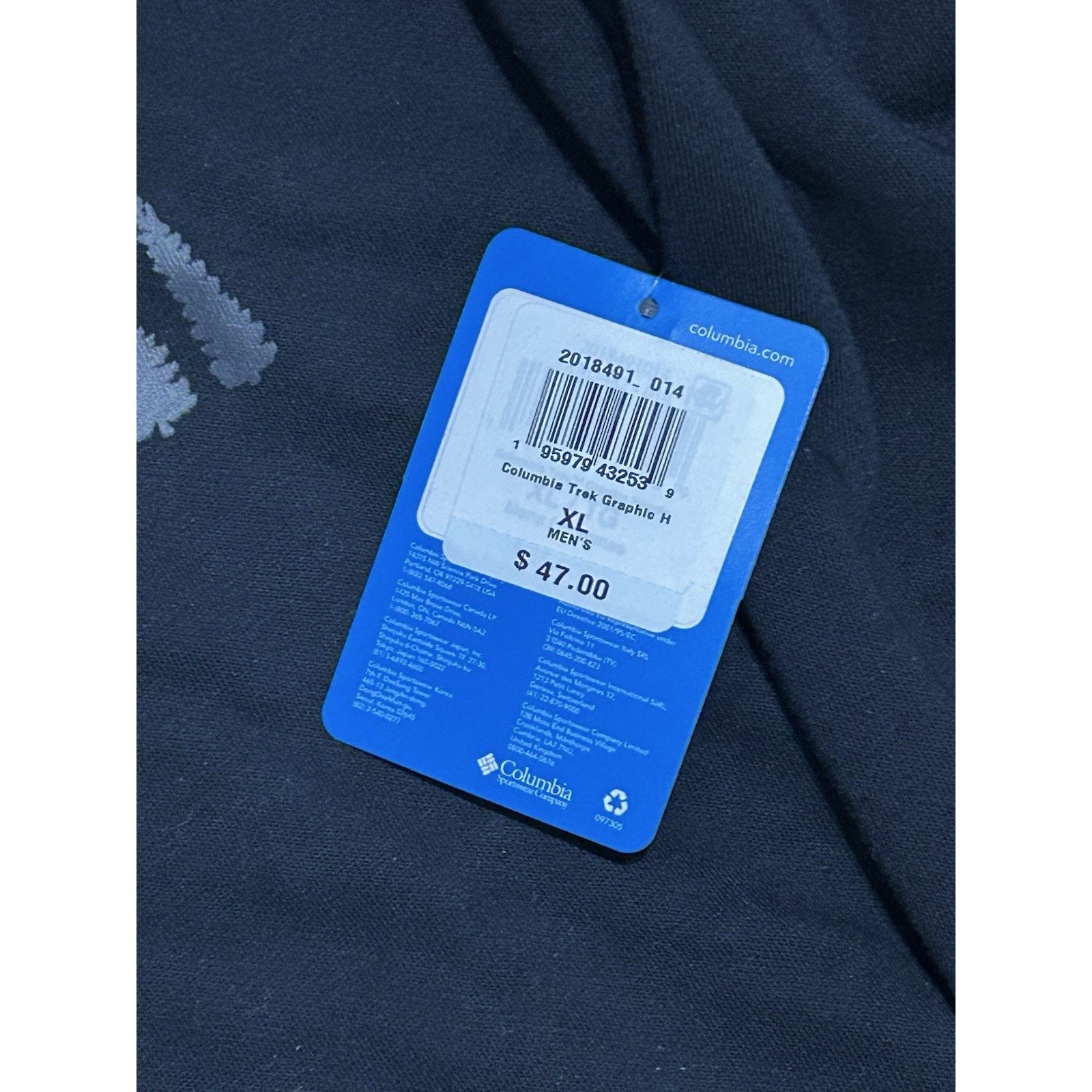 Columbia Columbia Hoodie Men's XLarge Navy Trek Graphic USA Flag Size US XL / EU 56 / 4 - 3 Thumbnail