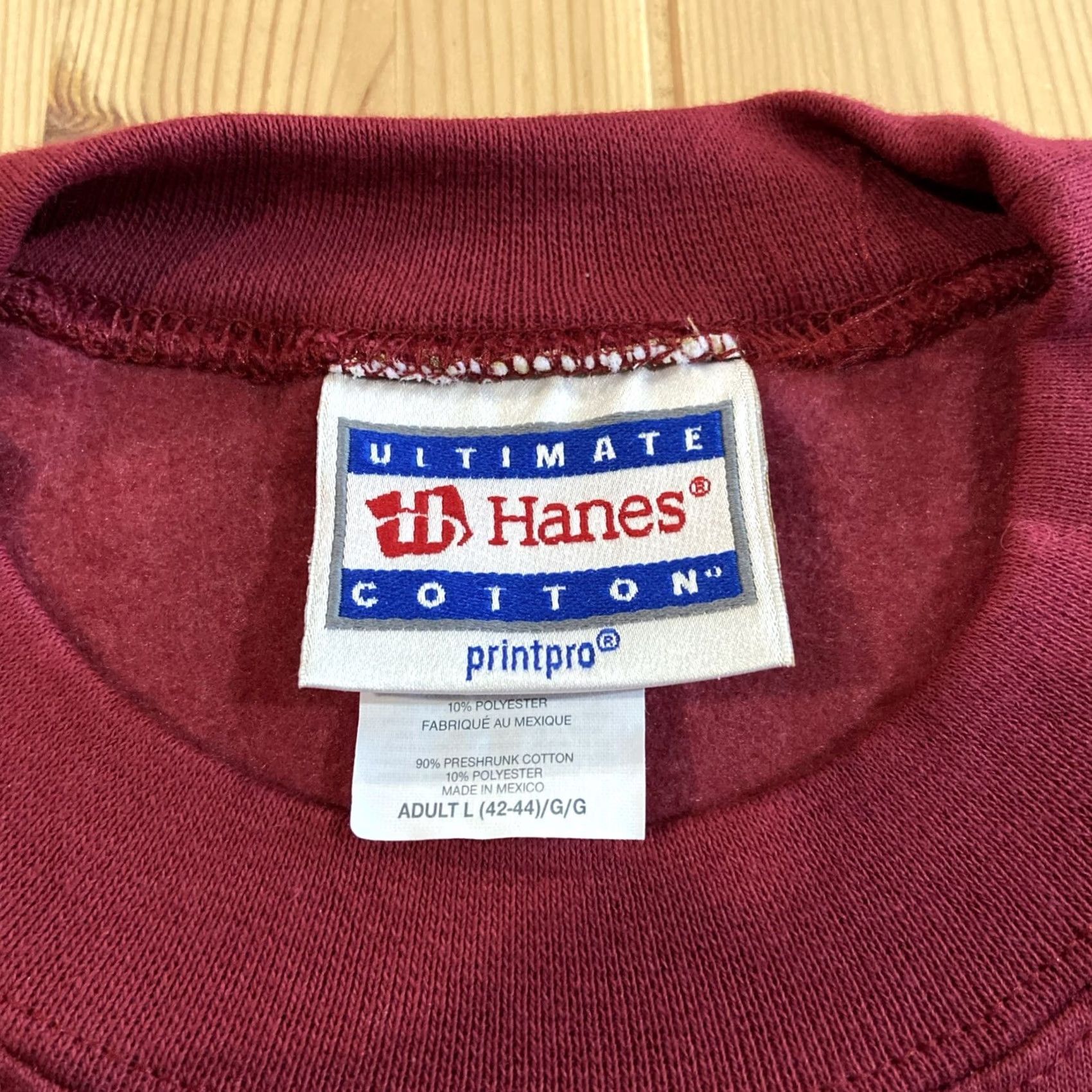 Hanes VINTAGE USC Trojans Hanes Crewneck Sweatshirt Size L Red Cotton Fleece Embroidered Logo Mens 90s College Sports Size US L / EU 52-54 / 3 - 3 Thumbnail
