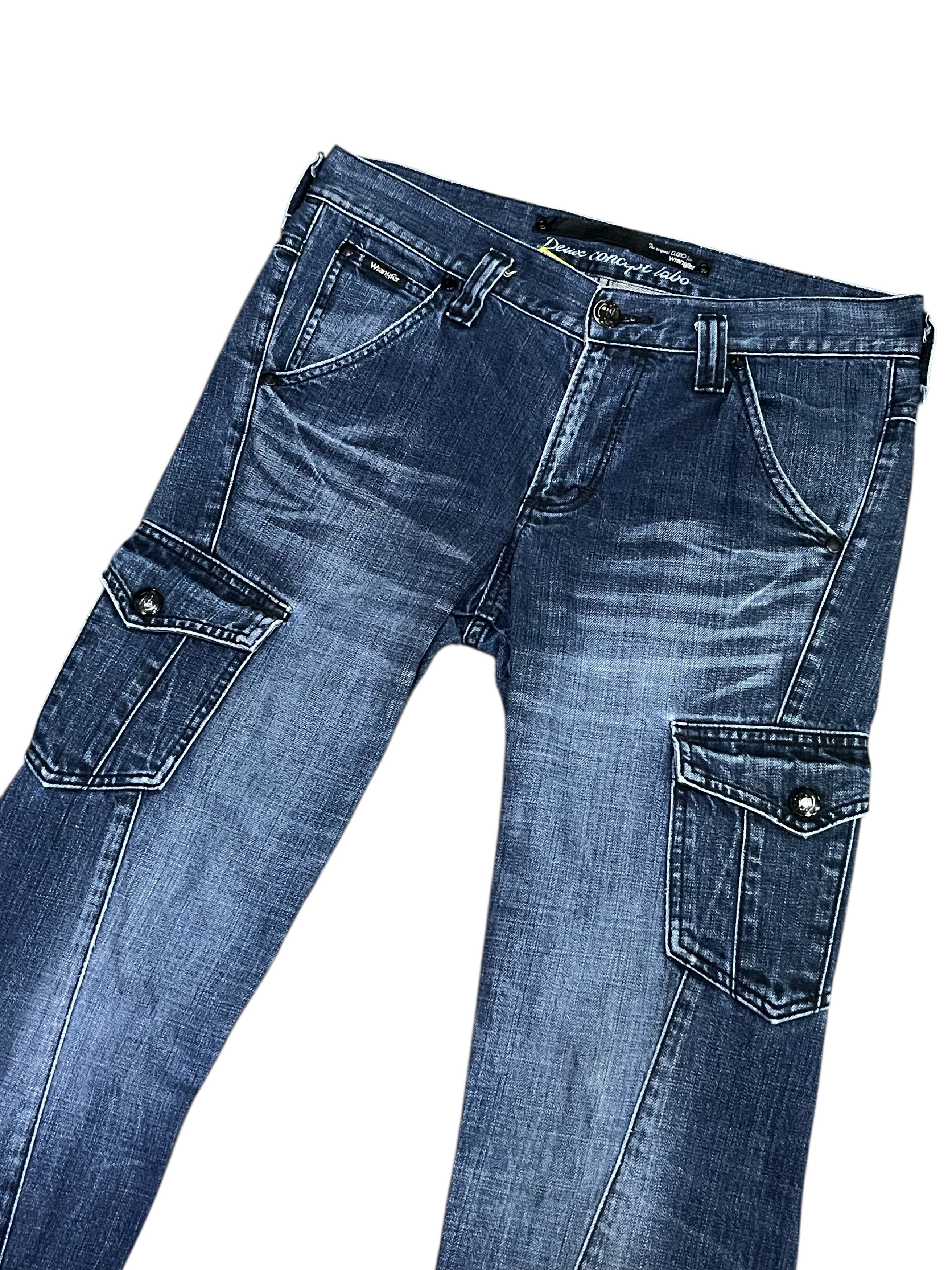 Wrangler 🔥SICK💥WRANGLER x DEUX JAPAN Euro Fit FLARE Twisted Cargo Size US 32 / EU 48 - 5 Thumbnail