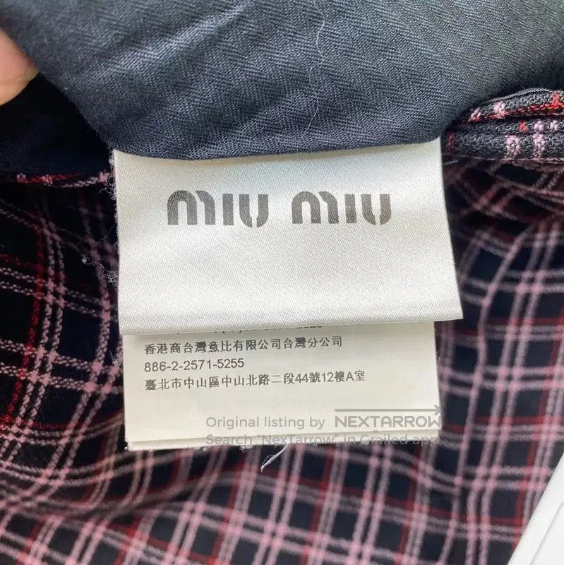 Miu Miu Miu Miu Purple Wool Casual Pants Size S . Size 23" - 8 Thumbnail