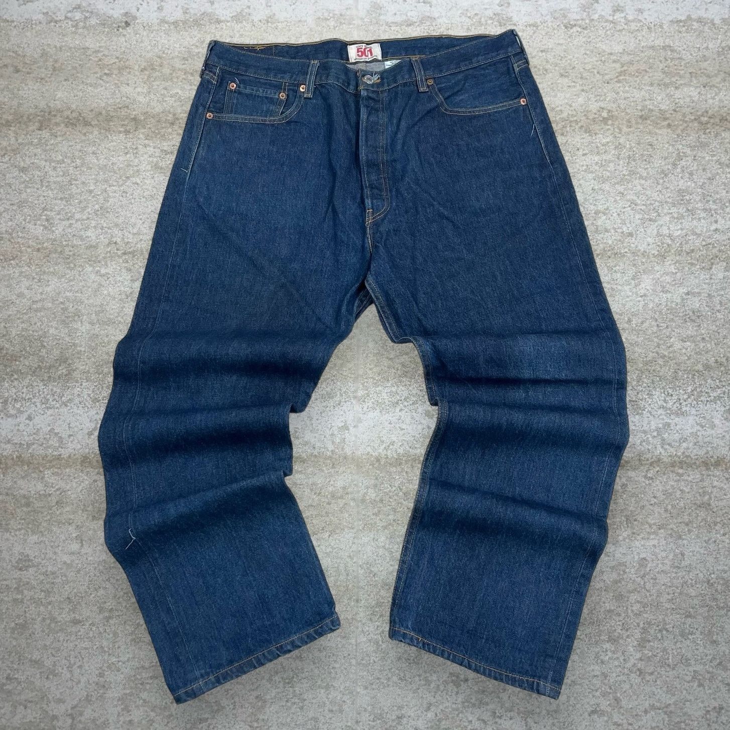 Levi's Vintage Y2K Levis Jeans 501 40x32 Regular Straight Dark Wash Size US 40 / EU 56 - 2 Thumbnail