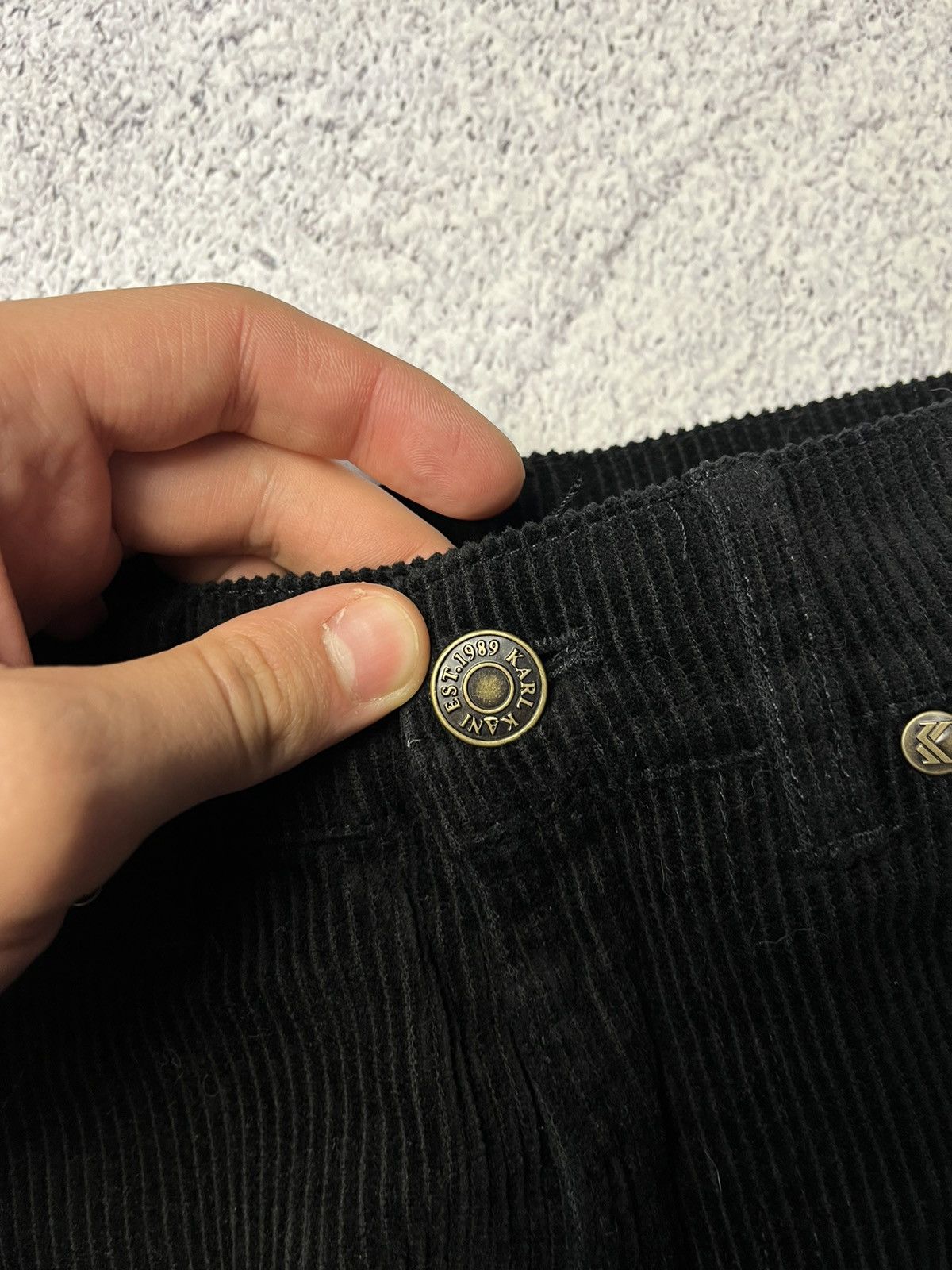 Karl Kani Vintage Karl Kani Velour Pants Rap Jeans Y2K Size US 30 / EU 46 - 7 Thumbnail