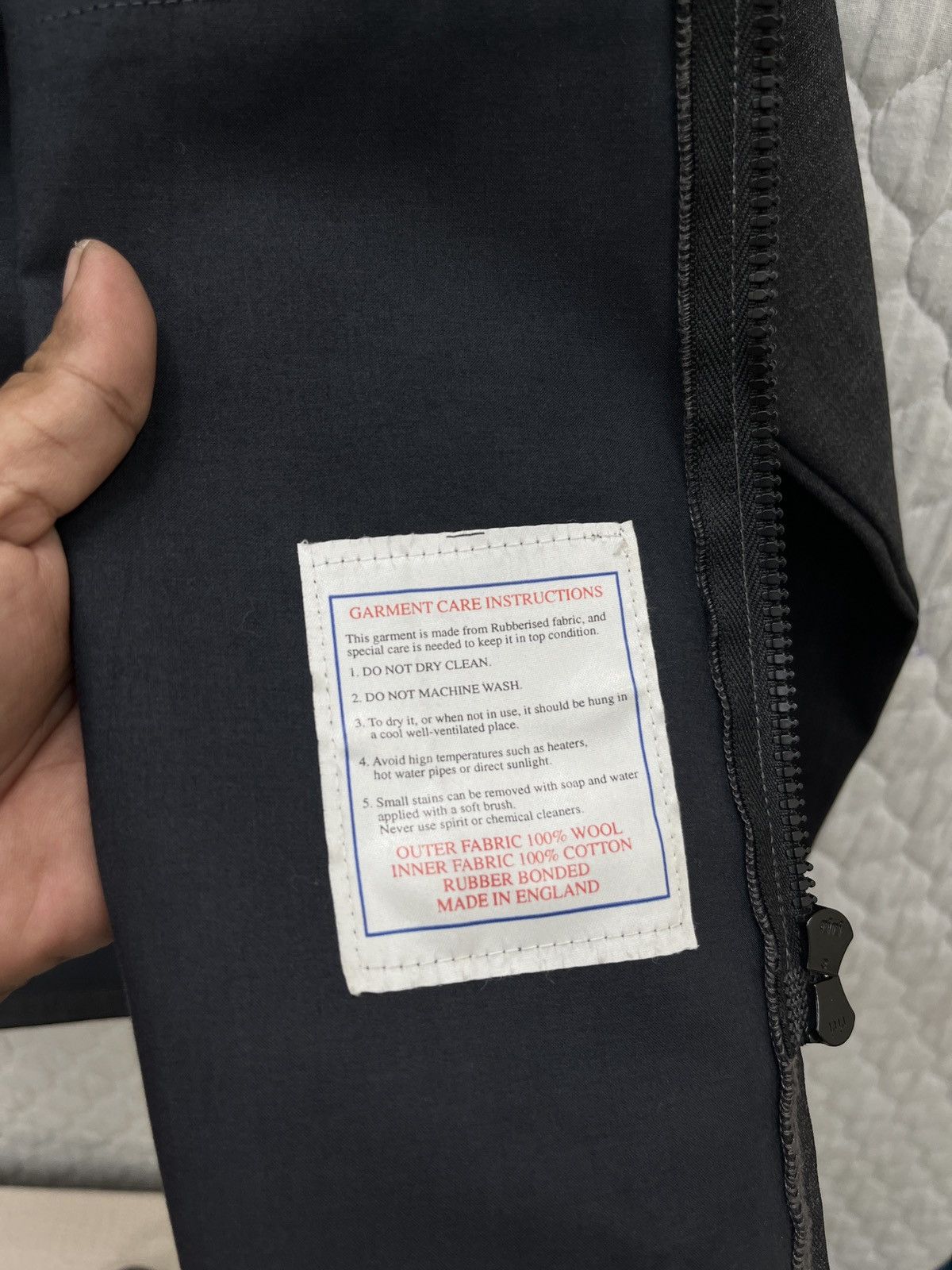 Designer 🔥🔥🔥STEALS MADE TO MEASURE RUBBER BONDED JACKET Size US M / EU 48-50 / 2 - 9 Thumbnail