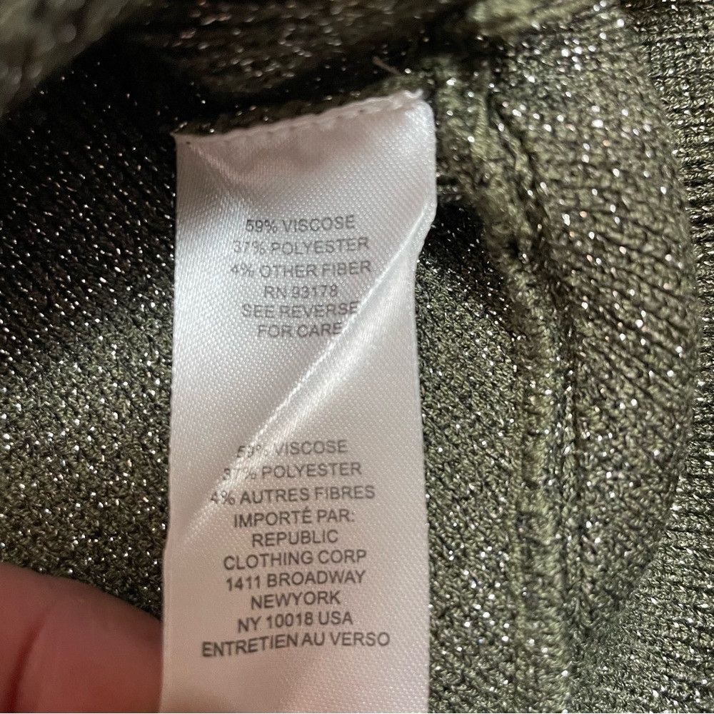 House of Harlow NWT New House of Harlow 1960 Sparkle Dark Green Viscose Swe Size M / US 6-8 / IT 42-44 - 8 Thumbnail