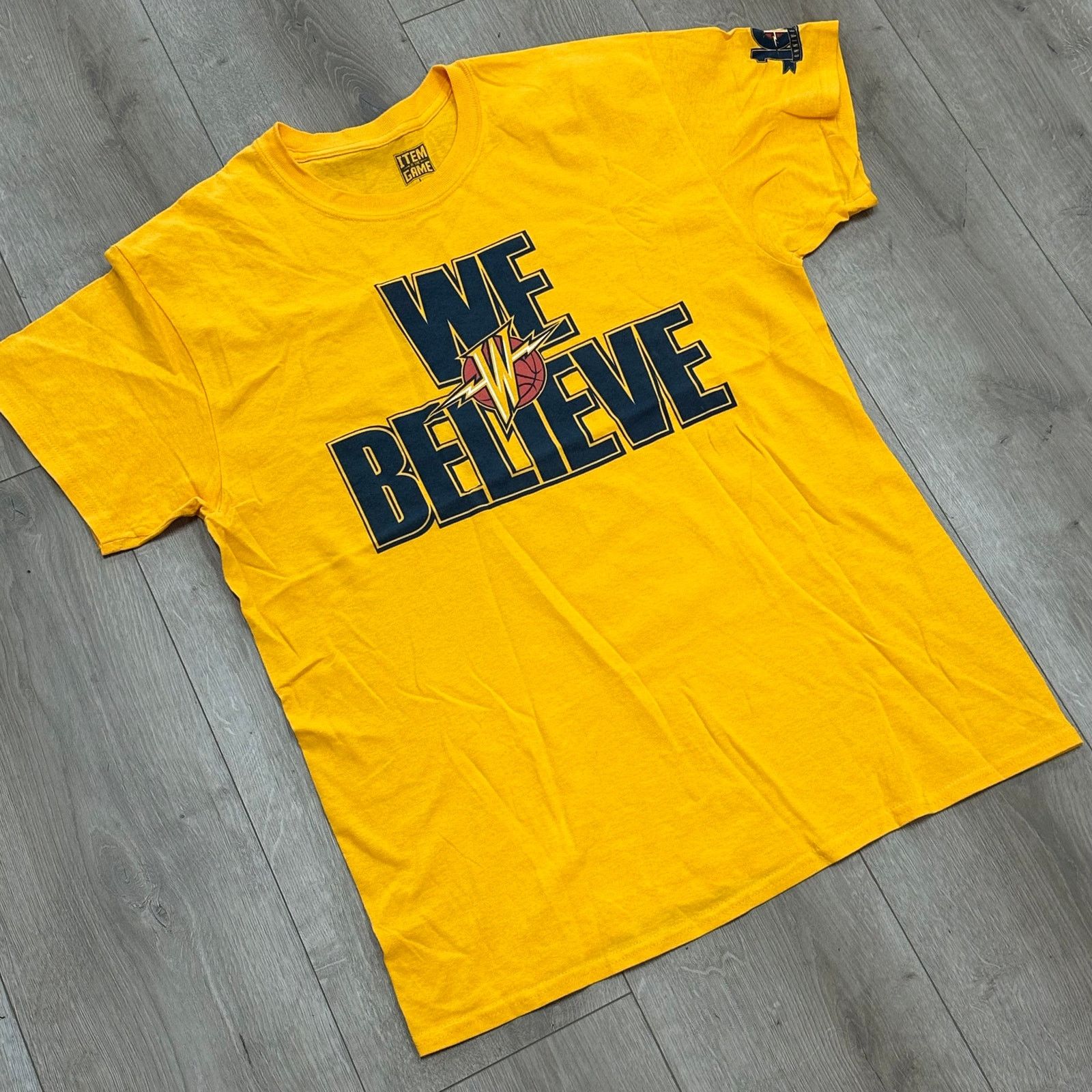 NBA Golden State Warriors We Believe Tee T Shirt Gold Size Large Size US L / EU 52-54 / 3 - 6 Thumbnail
