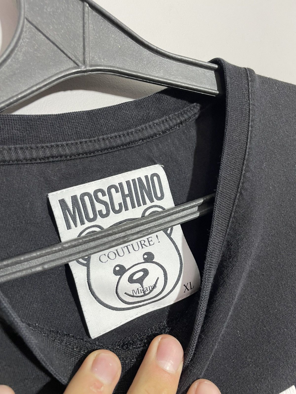Moschino Moschino Couture Luxury Big Logo Tshirt size XL Size US XL / EU 56 / 4 - 7 Thumbnail