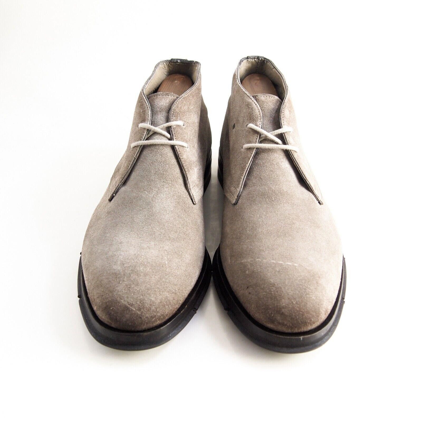 Santoni Santoni Chukka Boots Gray Sandy Suede US 9.5 EU 42.5 Size US 9.5 / EU 42-43 - 1 Thumbnail