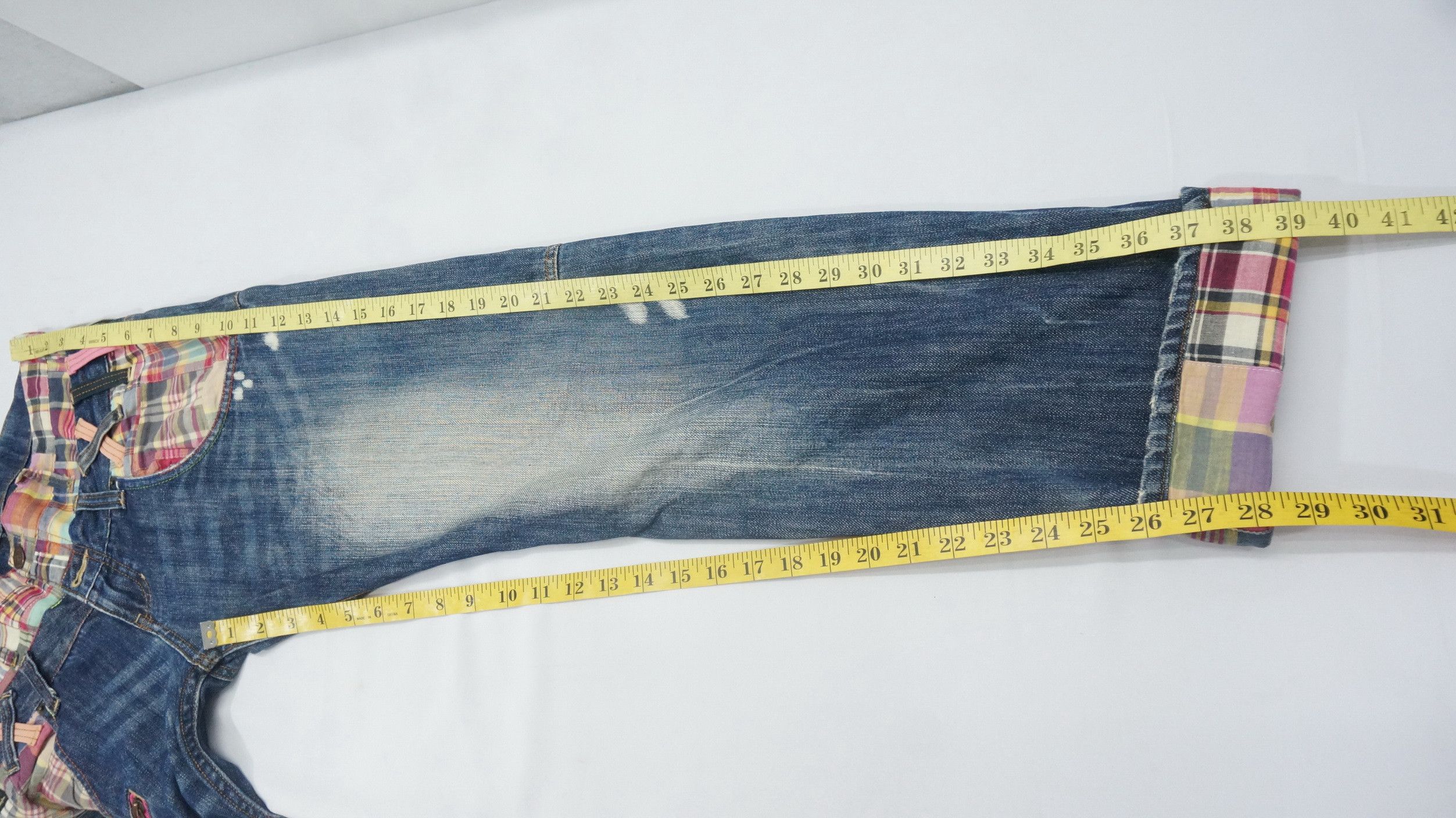 Japanese Brand 🔥Vintage Dominate Handcrafted Doublewaist Jeans Size US 30 / EU 46 - 10 Thumbnail