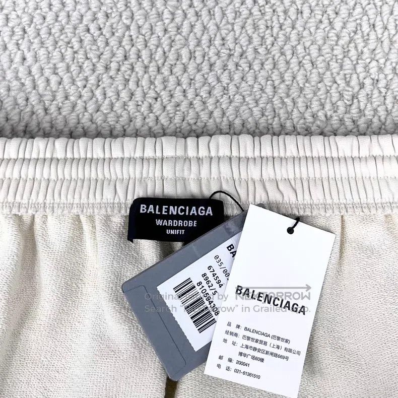 Balenciaga Balenciaga size S Beige Coke Embroidered Logo Sweatpants Size US 27 - 3 Thumbnail