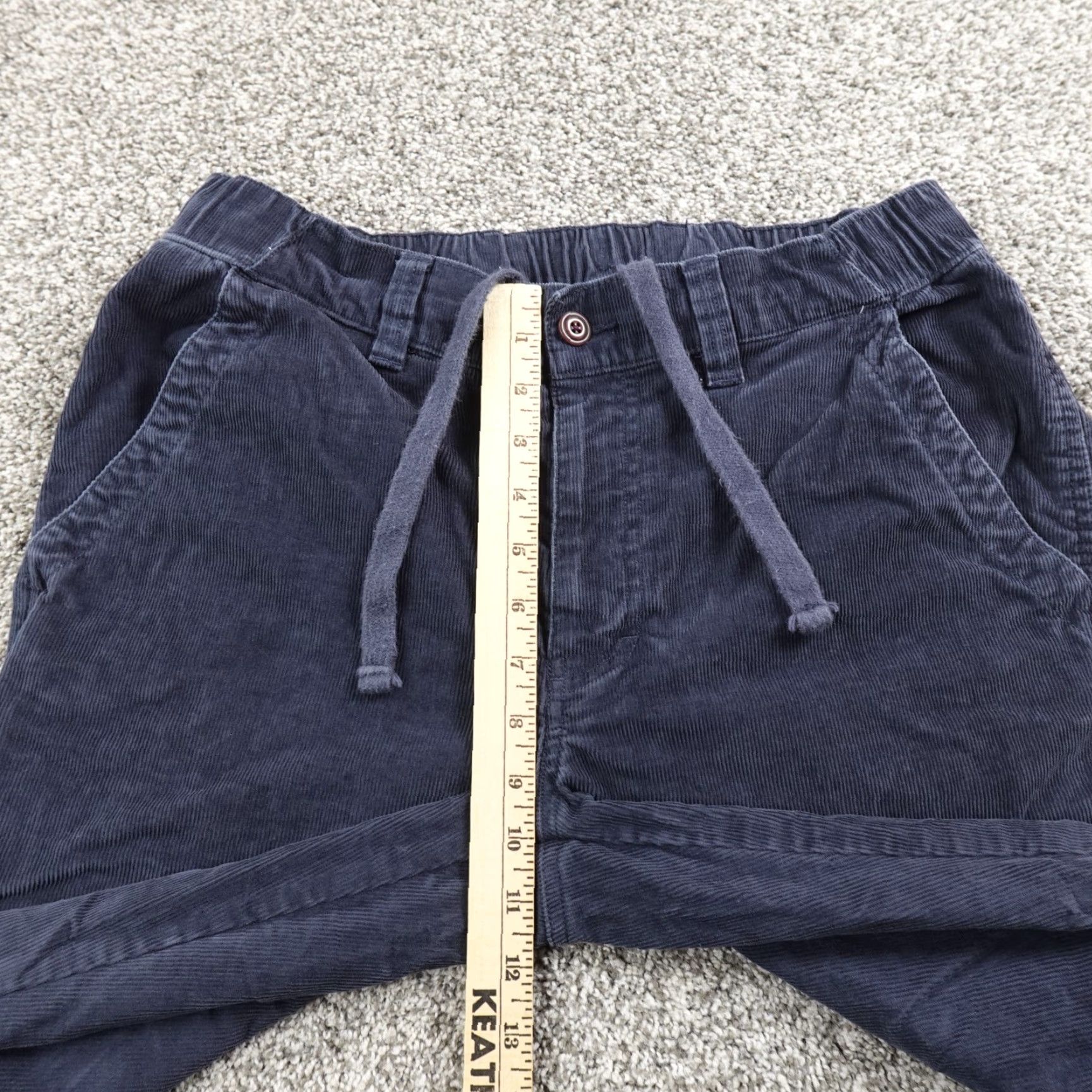 Vintage L.L. Bean Pants Mens M Blue Beanflex Corduroy Chino Drawstring Stretch Hike Casual Workwear Ripstop? Size US 31 - 4 Thumbnail