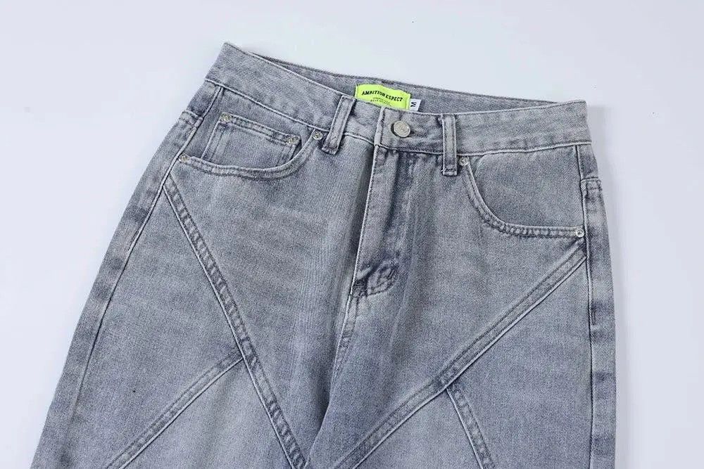 Japanese Brand × Jean Embroidered Stack Blue JEans Size US 30 / EU 46 - 8 Thumbnail