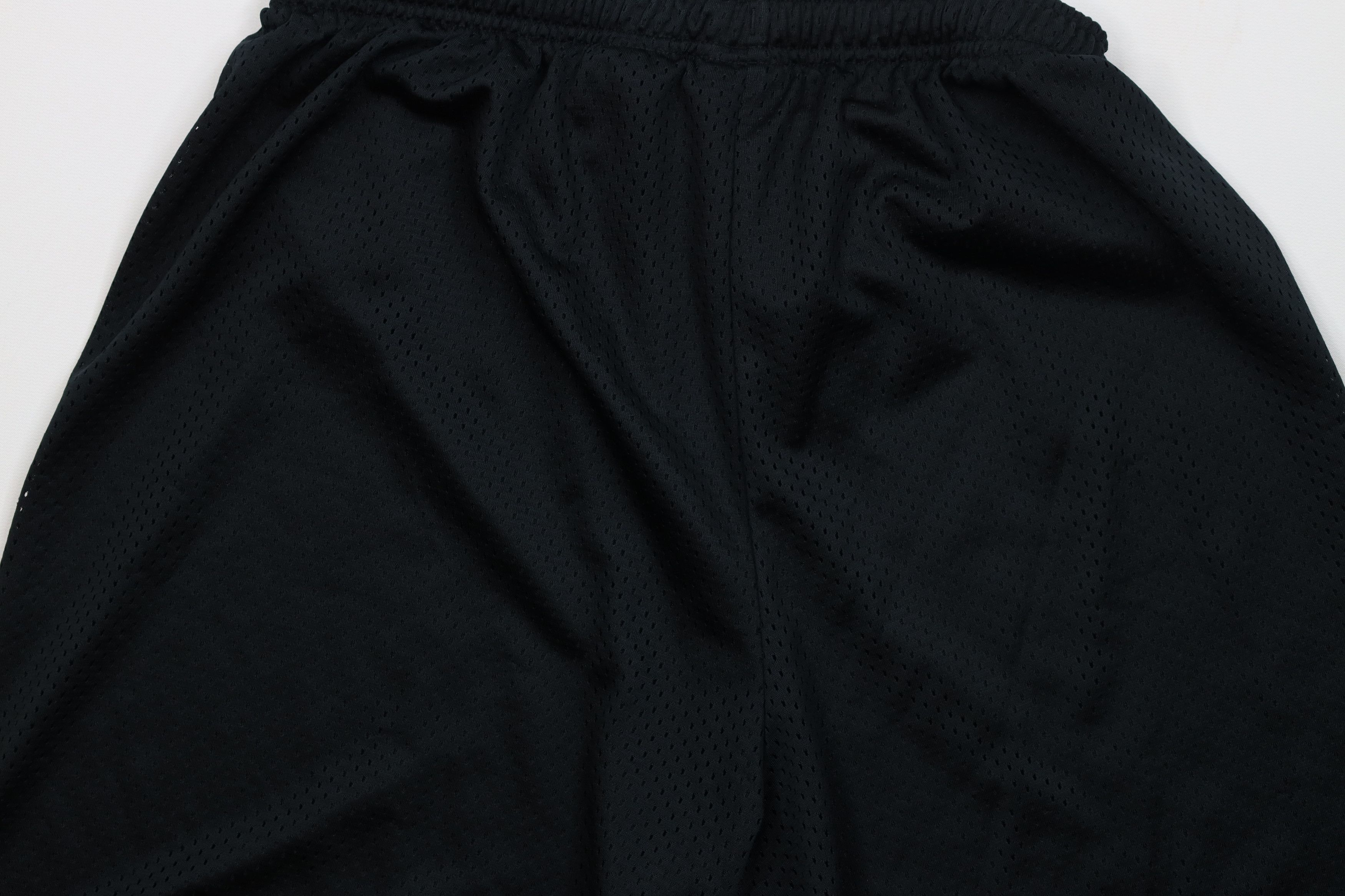 Nike Vintage Y2K Nike Mini Swoosh Mesh Basketball Shorts Black Size US 30 / EU 46 - 10 Thumbnail