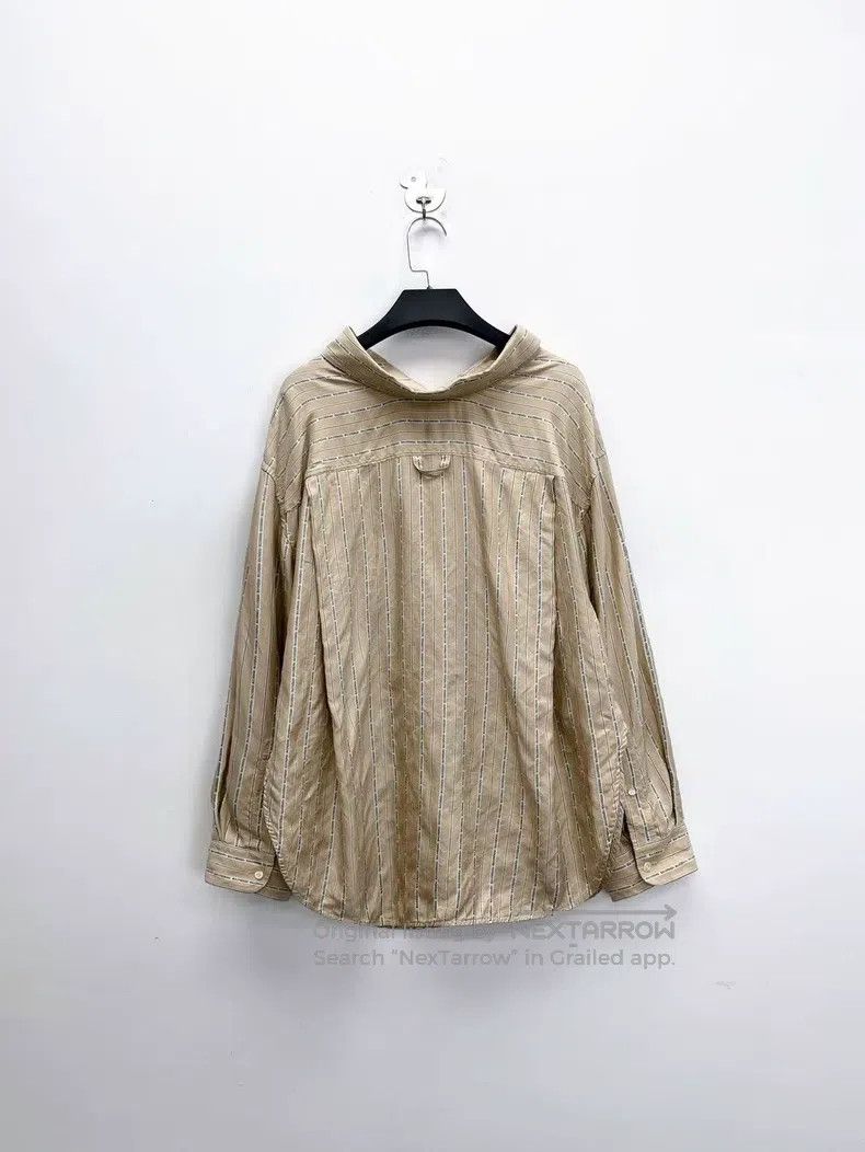 Balenciaga Balenciaga 100% Pure Mulberry Silk Pocketed Vertical Strip Size L / US 10 / IT 46 - 2 Thumbnail
