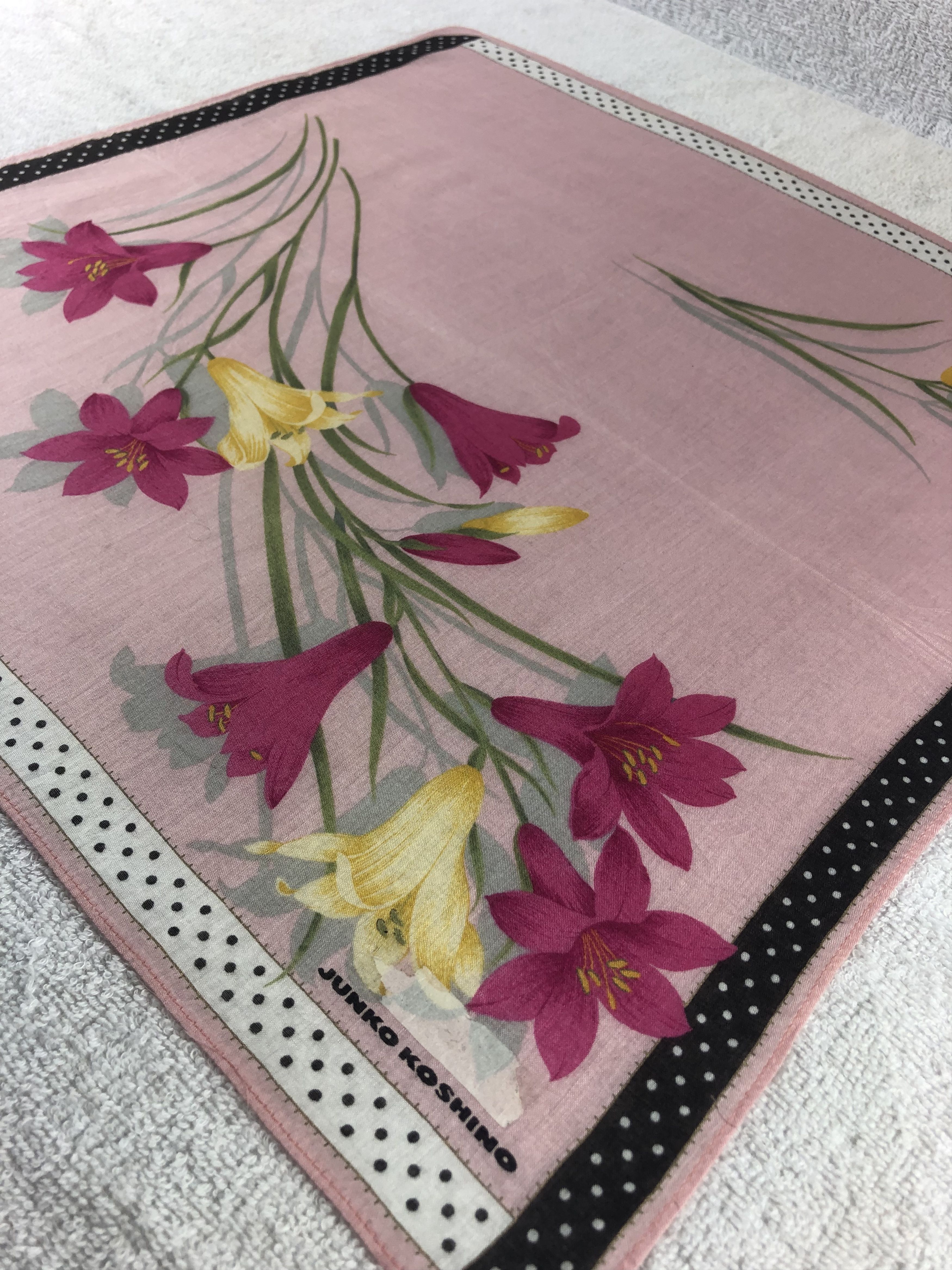 Japanese Brand × Mr. Junko × Vintage Junko Koshino Handkerchief / Bandana / Neckerchief Size ONE SIZE - 4 Thumbnail