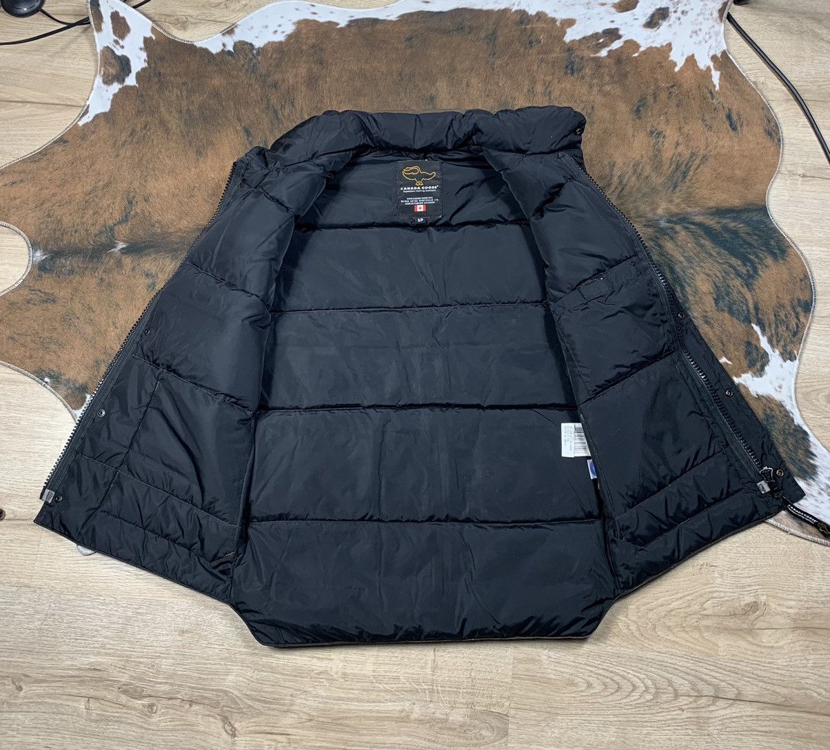 Canada Goose × Vintage Vintage Canada Goose Brown Down Puffer Vest Size US S / EU 44-46 / 1 - 3 Thumbnail
