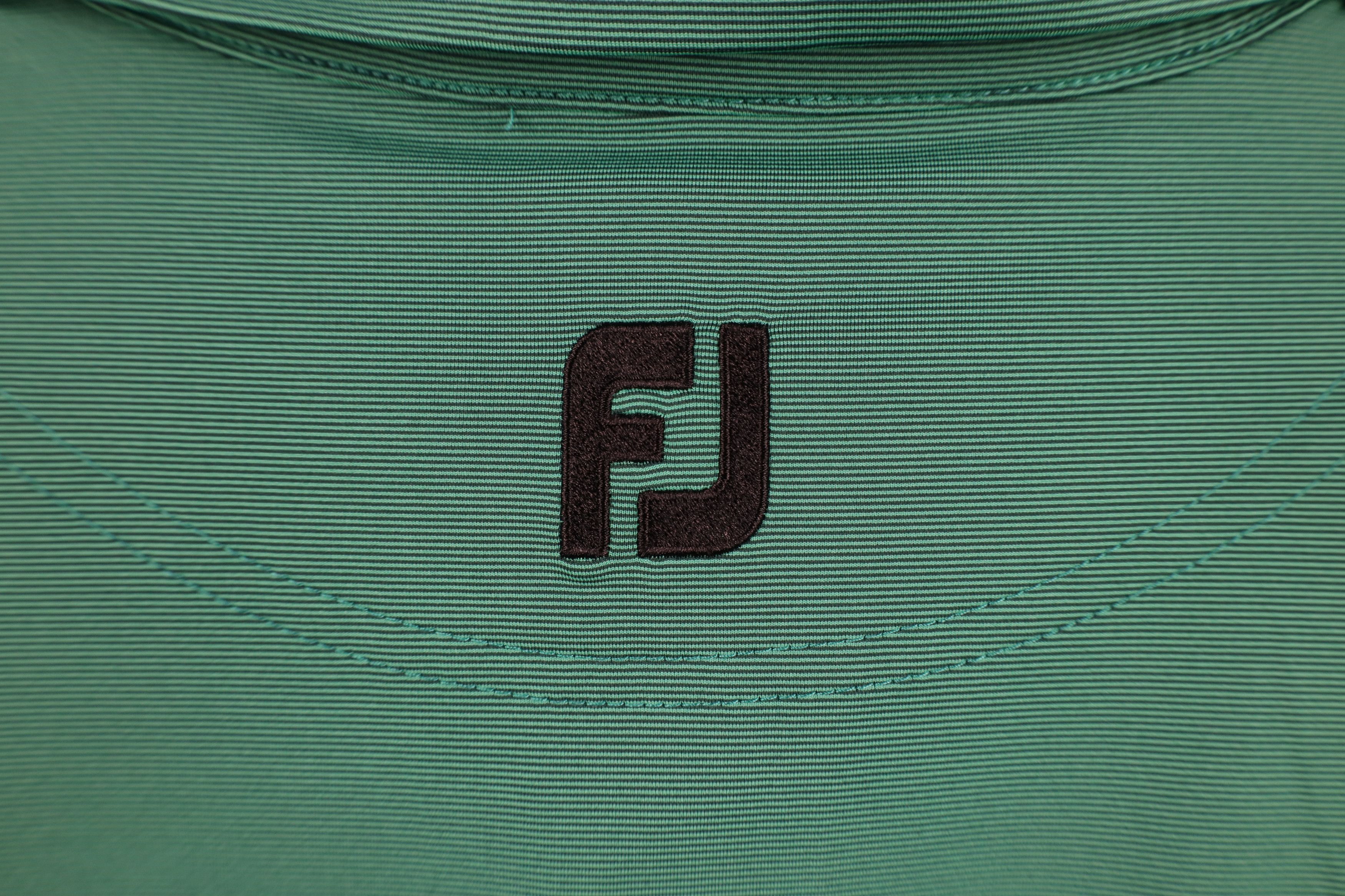 Footjoy FootJoy Stretch Short Sleeve Collared Golf Polo Shirt Green Size US L / EU 52-54 / 3 - 8 Thumbnail