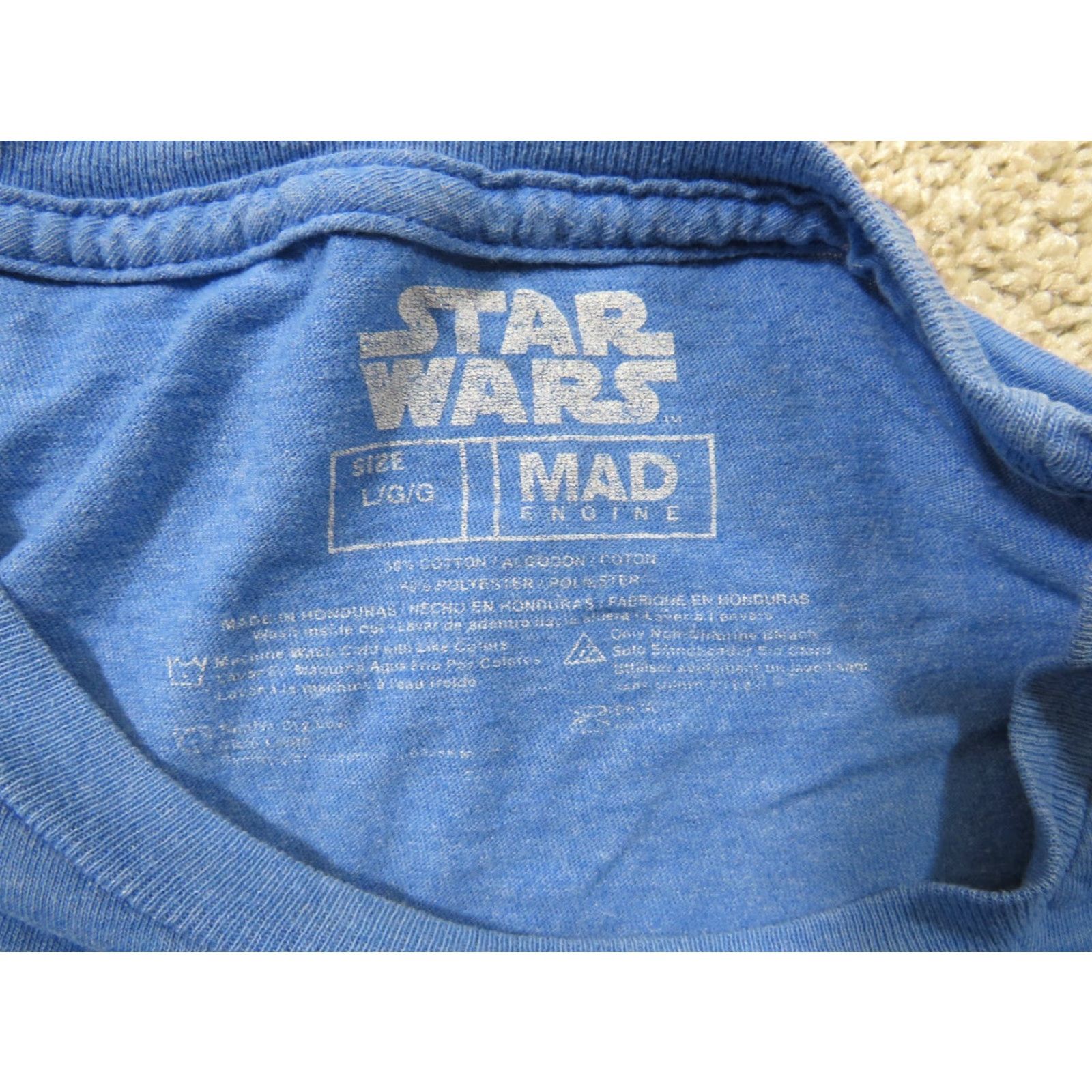 Star Wars VTG Star Wars Not Today At-At Tired TGIF Help Funny Droid T-Shirt L Multicolor Crew Neck Short Sleeve Unisex Adults Size US L / EU 52-54 / 3 - 4 Thumbnail
