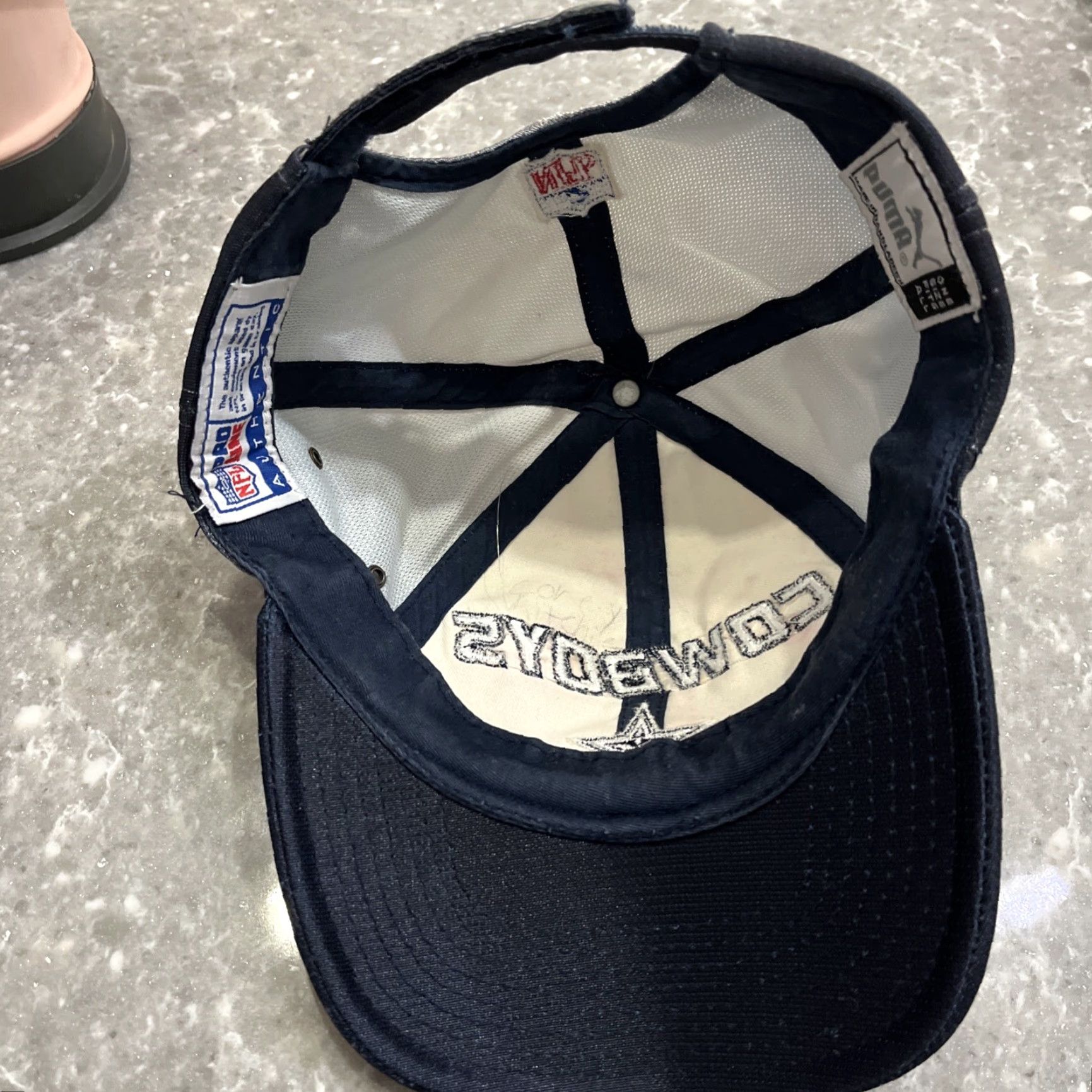 Puma Dallas Cowboys Hat NFL Pro Line Puma One Size Fits All Men Multicolor Lined Cowboys Football Pro Line Hat Size ONE SIZE - 5 Thumbnail