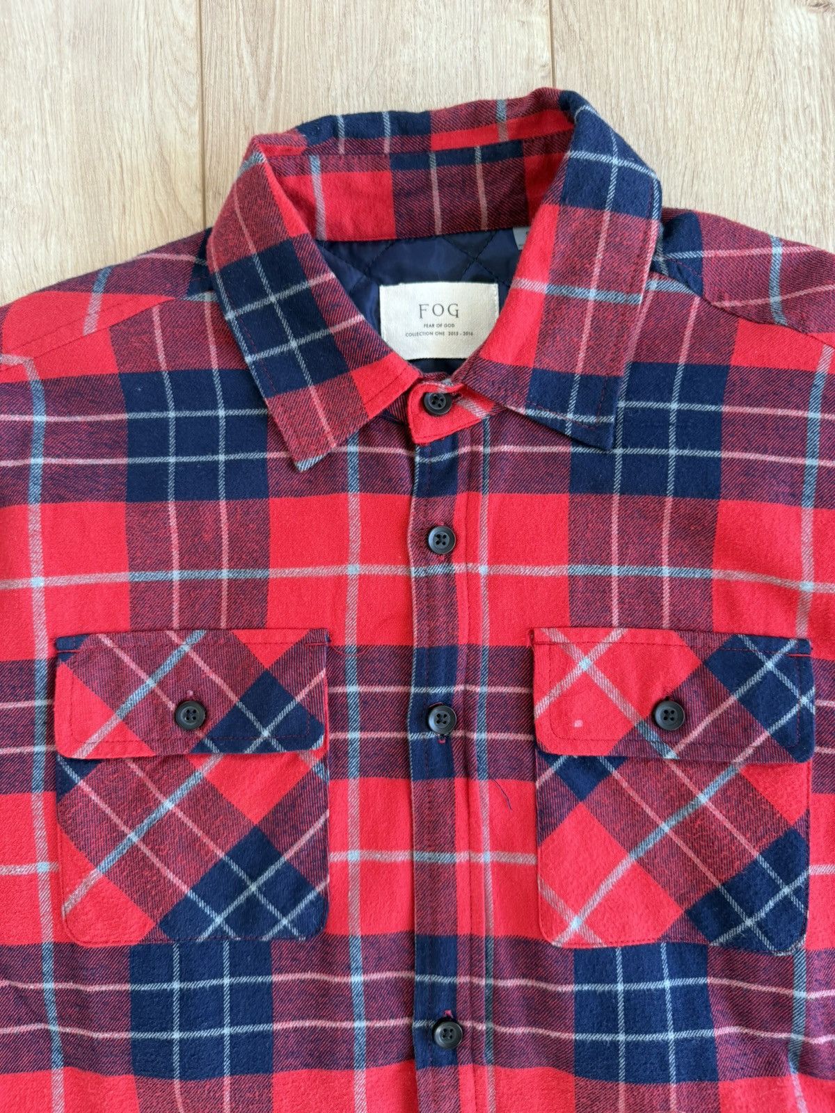 Fear of God FOG Fear of God Quilted Flannel Plaid Size US S / EU 44-46 / 1 - 2 Thumbnail