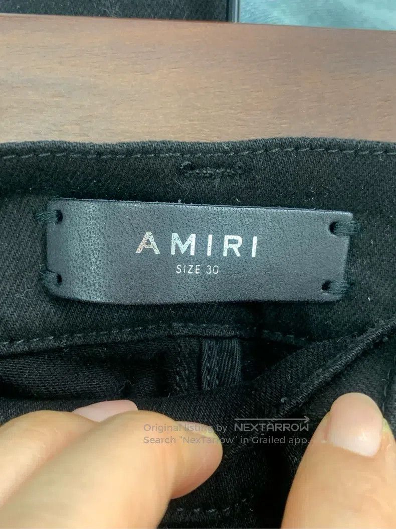 Other Amiri Size 30 Skinny jeans with holes in knees and small fe Size US 30 / EU 46 - 3 Thumbnail