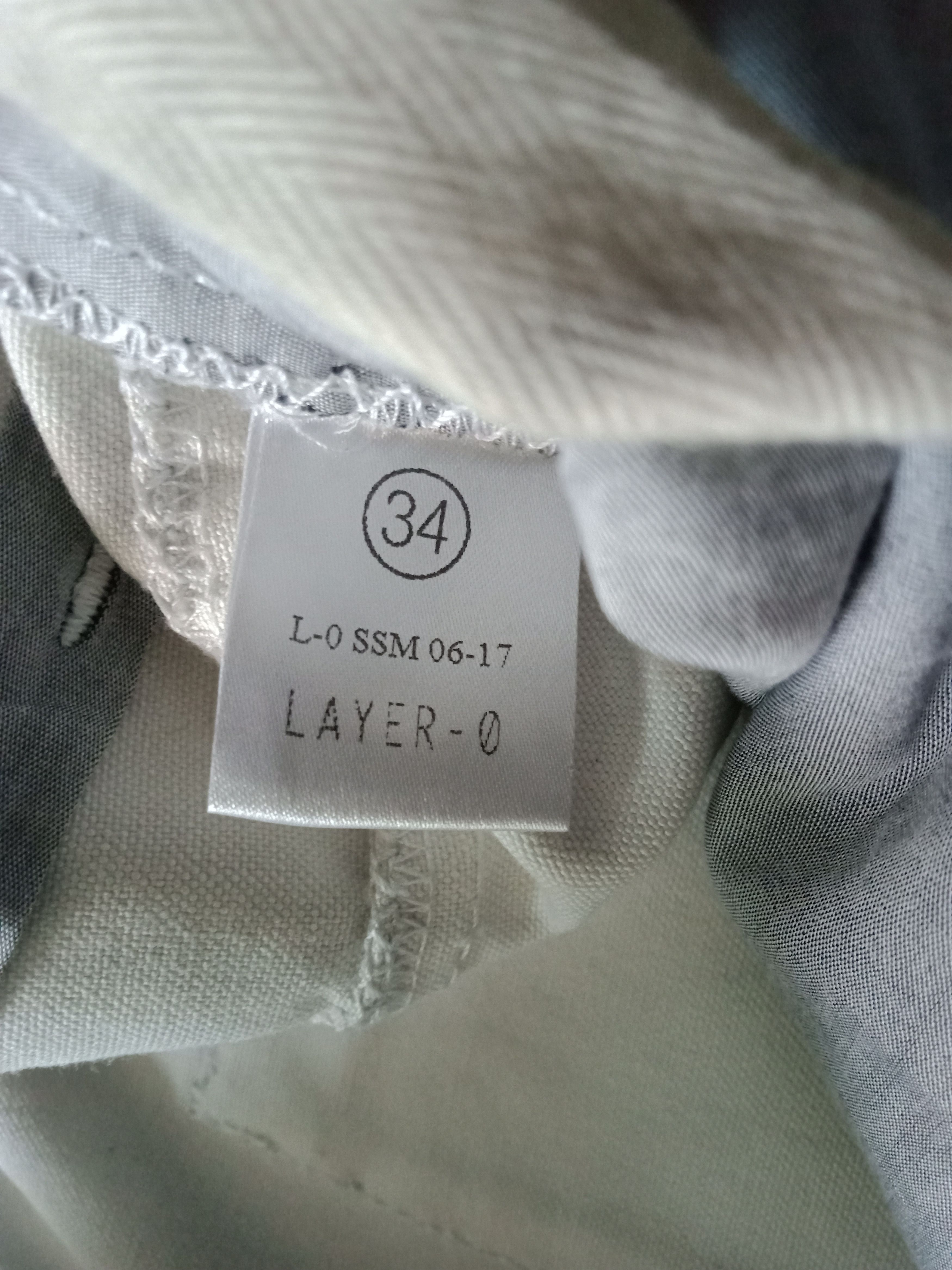Layer-0 A rare white Layer-0 cotton canvas pants! Size US 34 / EU 50 - 2 Thumbnail
