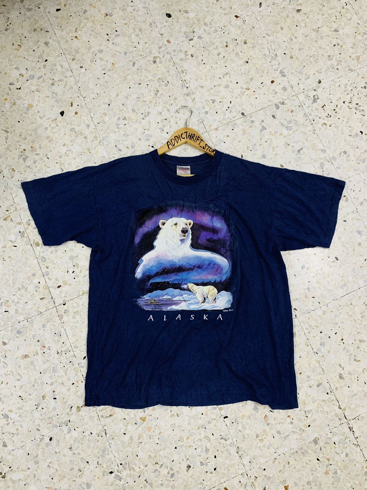 Vintage VINTAGE ONIETA ALASKA SNOW BEAR BIG PRINT Size US XL / EU 56 / 4 - 1 Thumbnail