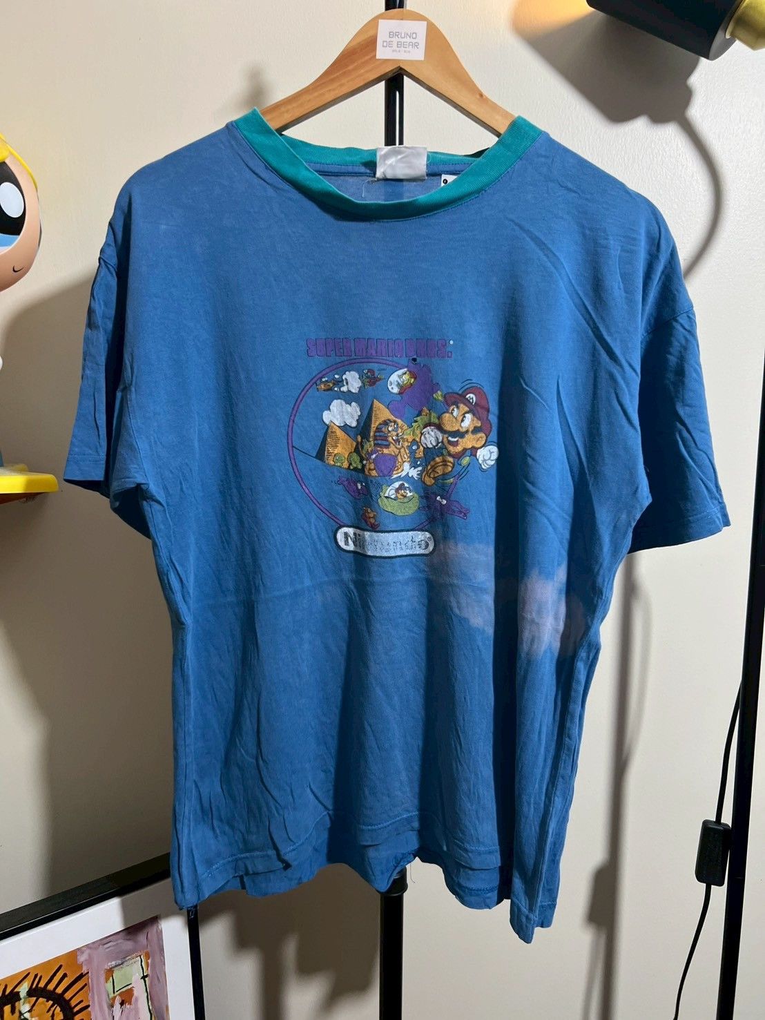 Nintendo × Vintage Vintage 1991's Super Mario Bros Shirt Nintendo bnz03 Size US XS / EU 42 / 0 - 2 Thumbnail