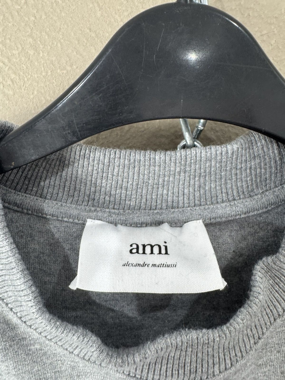 AMI Ami Paris Sweatshirt light crewneck small logo Size US S / EU 44-46 / 1 - 3 Thumbnail