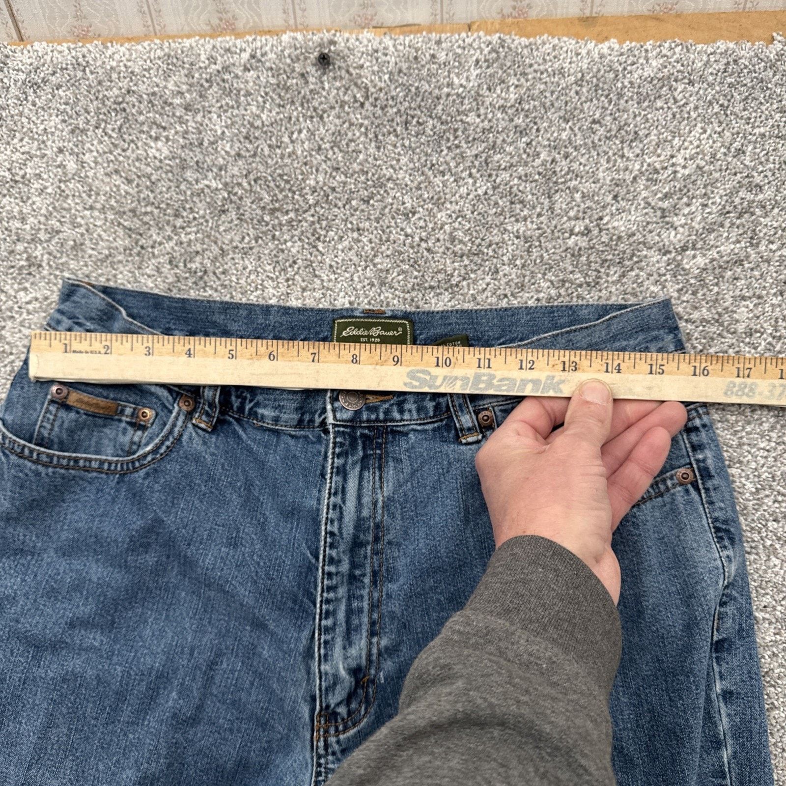 Eddie Bauer Eddie Bauer Jeans Women 12 Tall Retro Grunge Y2K Normcore Size 34" / US 12 / IT 48 - 3 Thumbnail