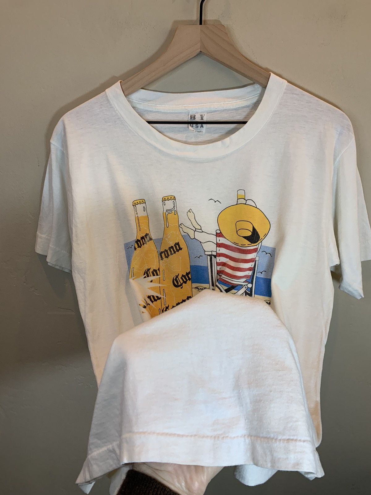 RARE* Vintage 70’s Corona Beer Beach Art Single Stitch Shirt