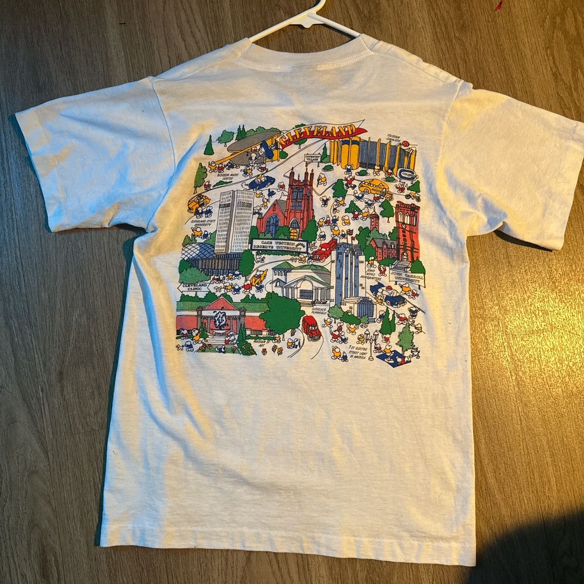 Vintage 90s Cleveland Ohio Tee Size US M / EU 48-50 / 2 - 2 Thumbnail