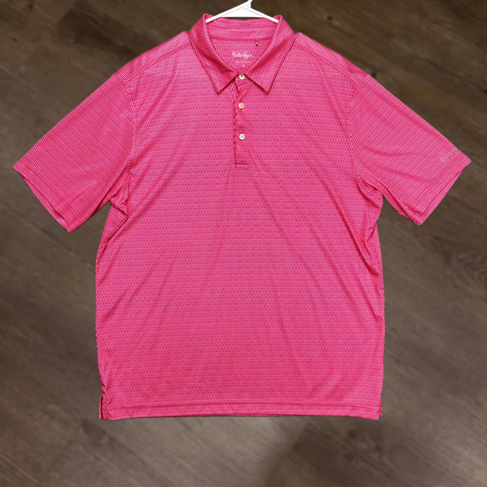 Vintage VINTAGE Walter Hagen Shirt Mens XL Pink Birdseye Golf Polo Athletic Short Sleeve Rugby Size US XL / EU 56 / 4 - 1 Thumbnail