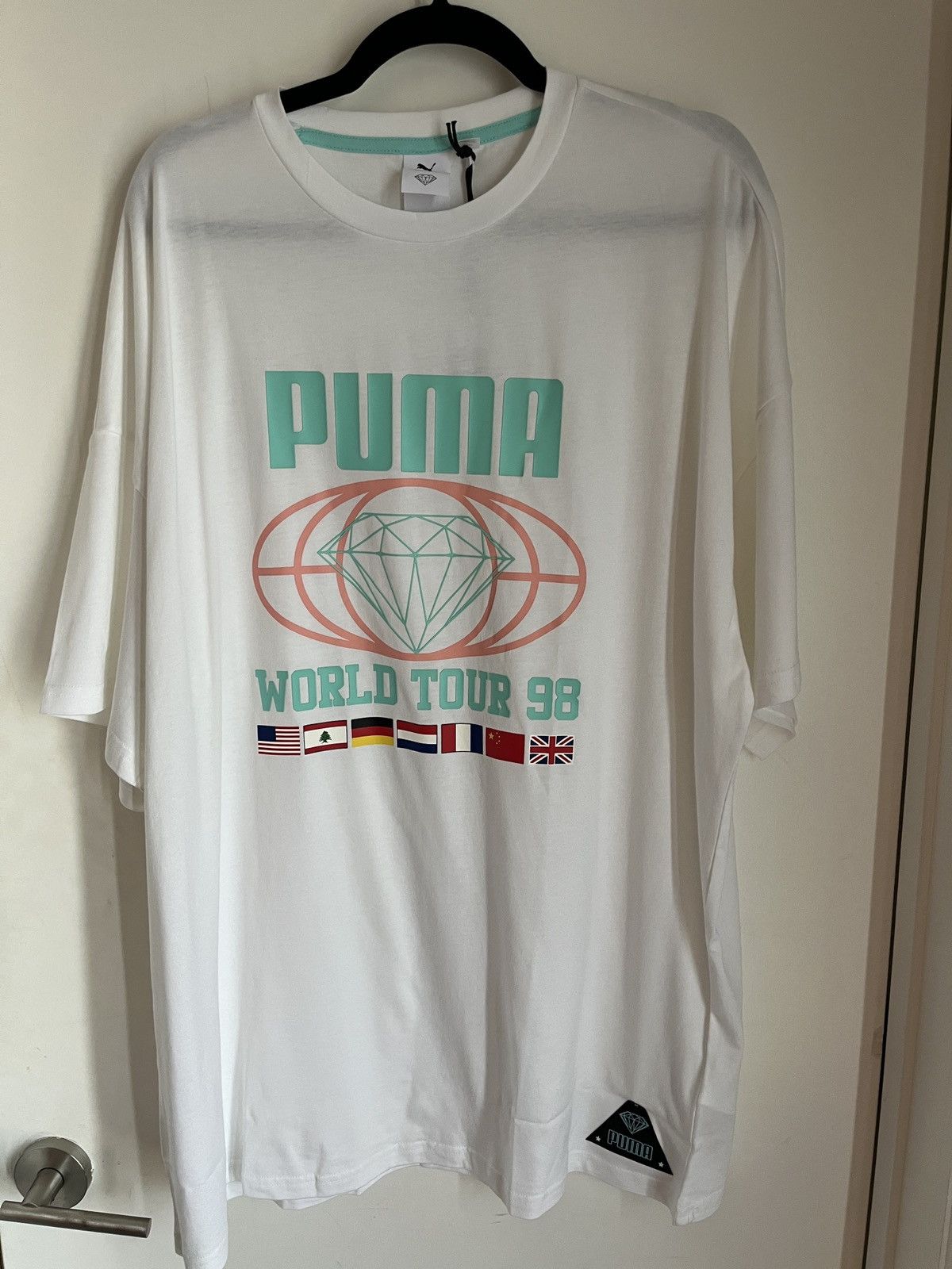 Diamond Supply Co. NWT Puma x Diamond Supply World Tour 98 T-Shirt XL Size US XL / EU 56 / 4 - 1 Thumbnail