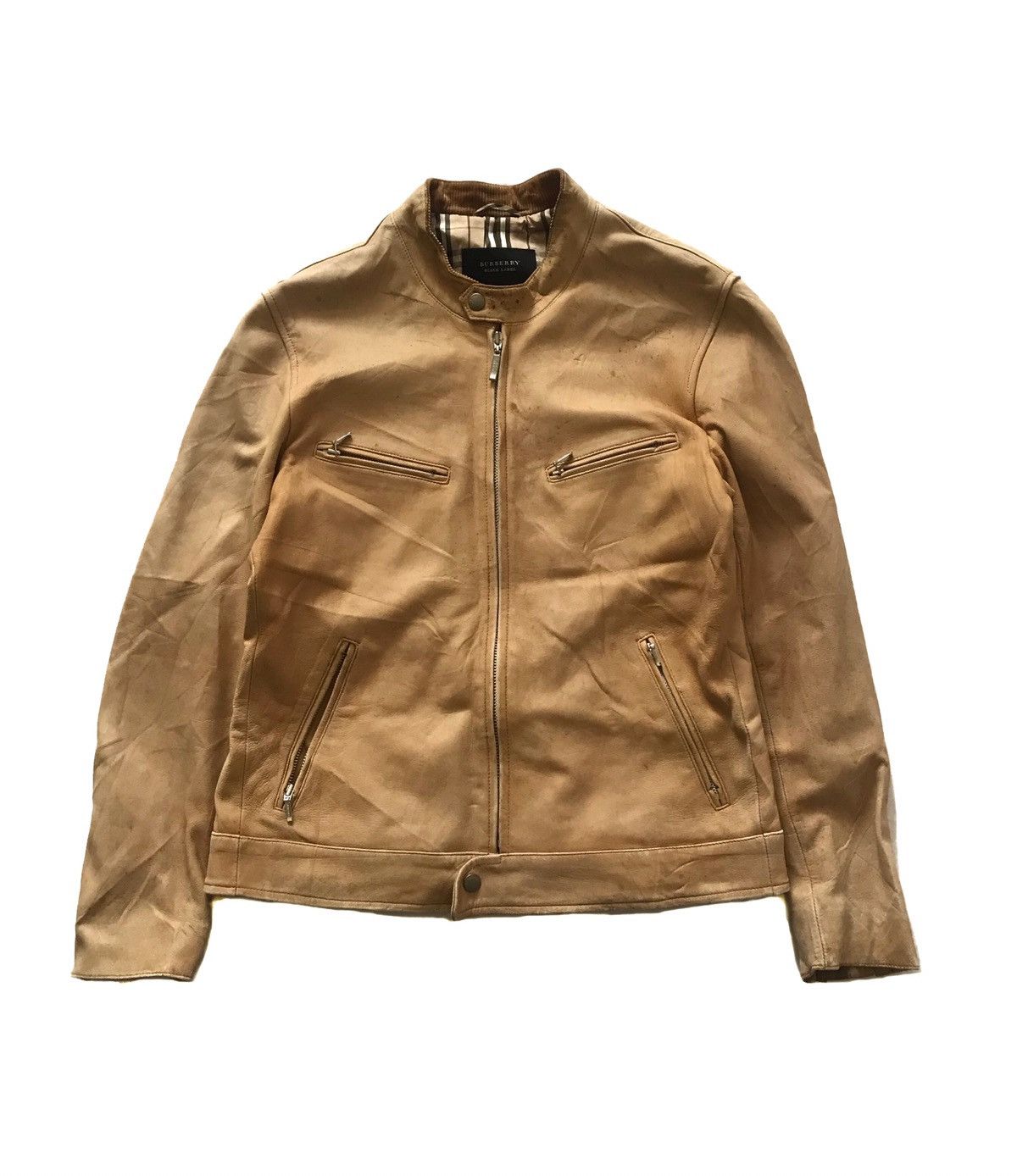 Burberry BURBERRY BIKER PUNK LEATHER JACKET Size US L / EU 52-54 / 3 - 1 Thumbnail