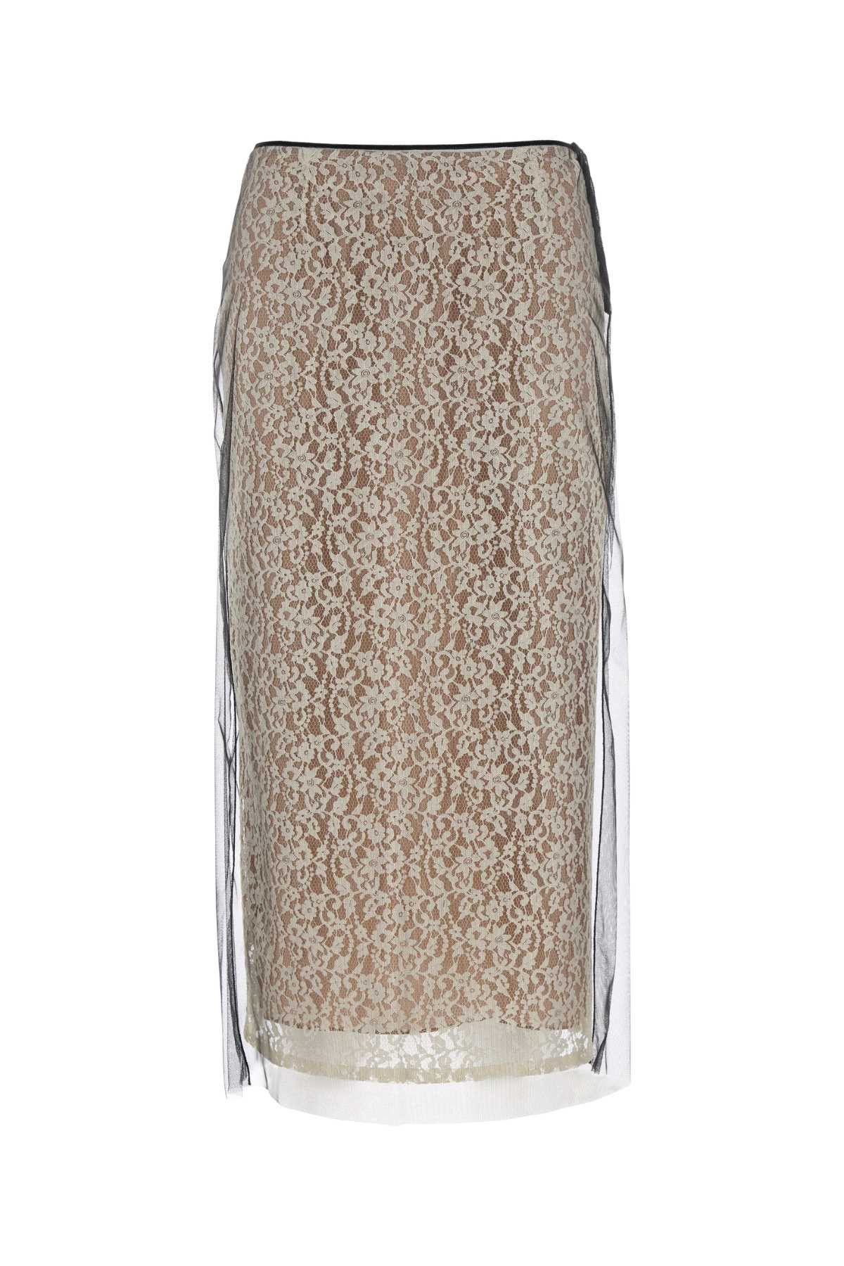 Fendi Black Lace Skirt Size 28" / US 6 / IT 42 - 1 Thumbnail