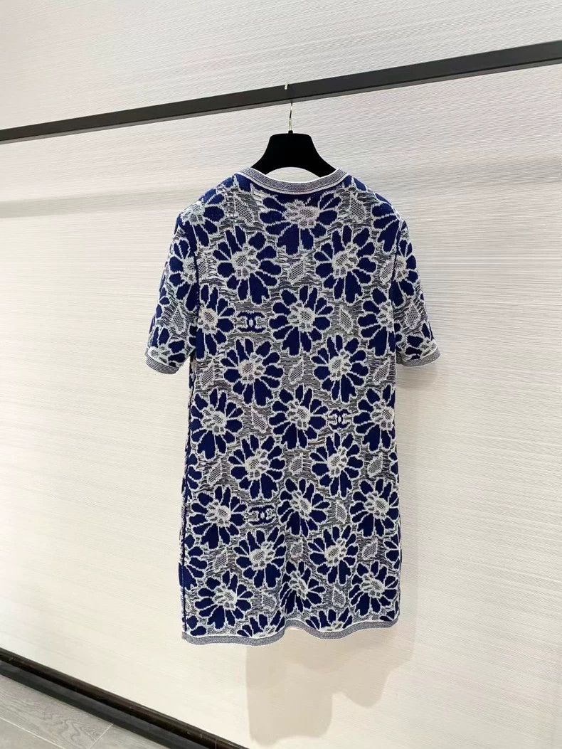 Chanel Chanel Sunflower hollow short-sleeved dress Size S / US 4 / IT 40 - 2 Thumbnail