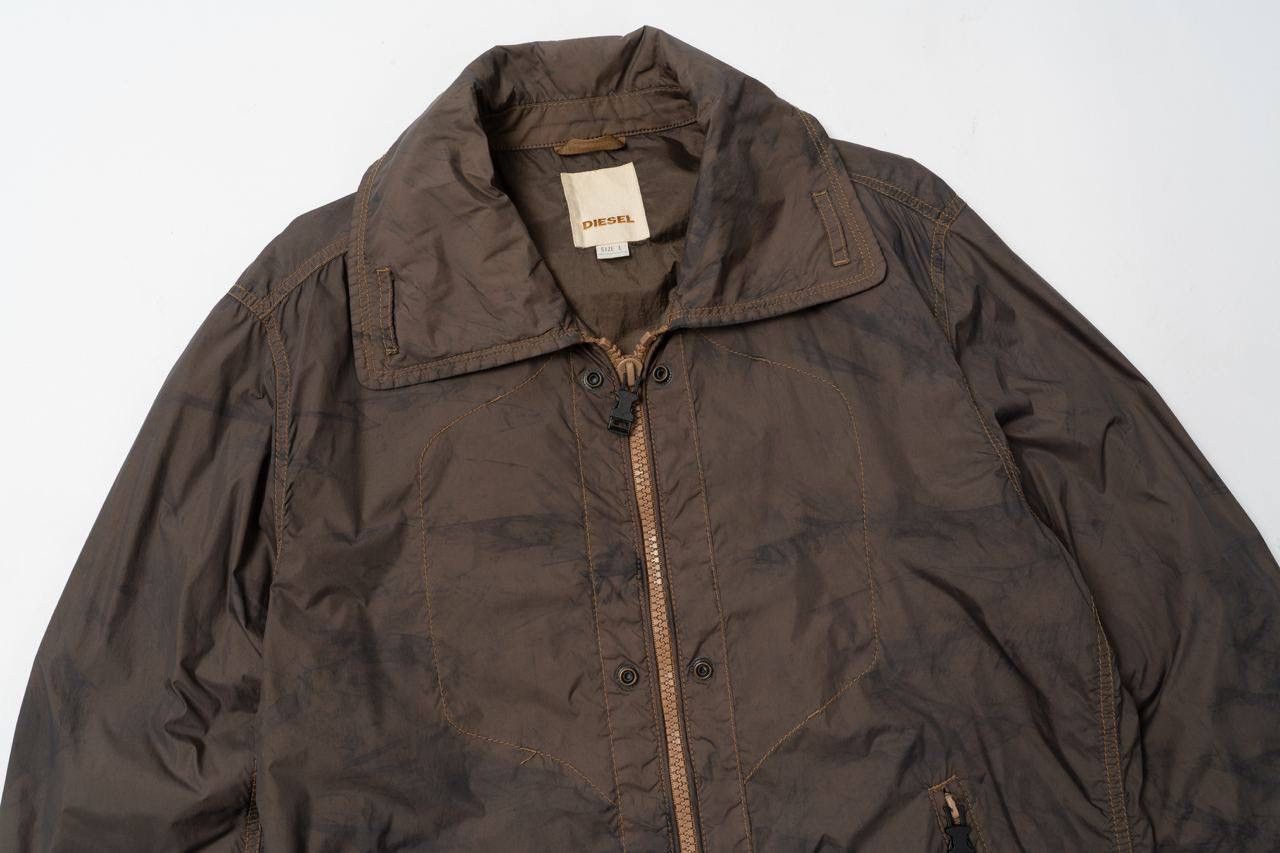 Diesel 🔵DIESEL Vintage Nylon Bomber Jacket Size US L / EU 52-54 / 3 - 6 Thumbnail