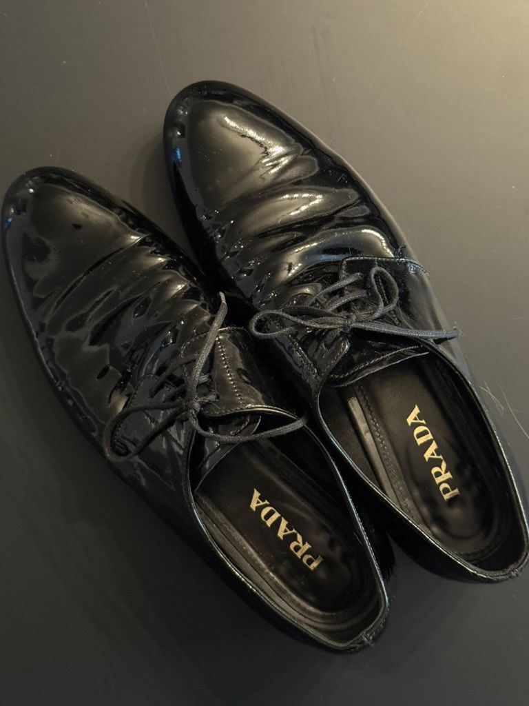 Prada Prada Vintage Patent Leather Derbies Size US 8 / IT 38 - 7 Thumbnail