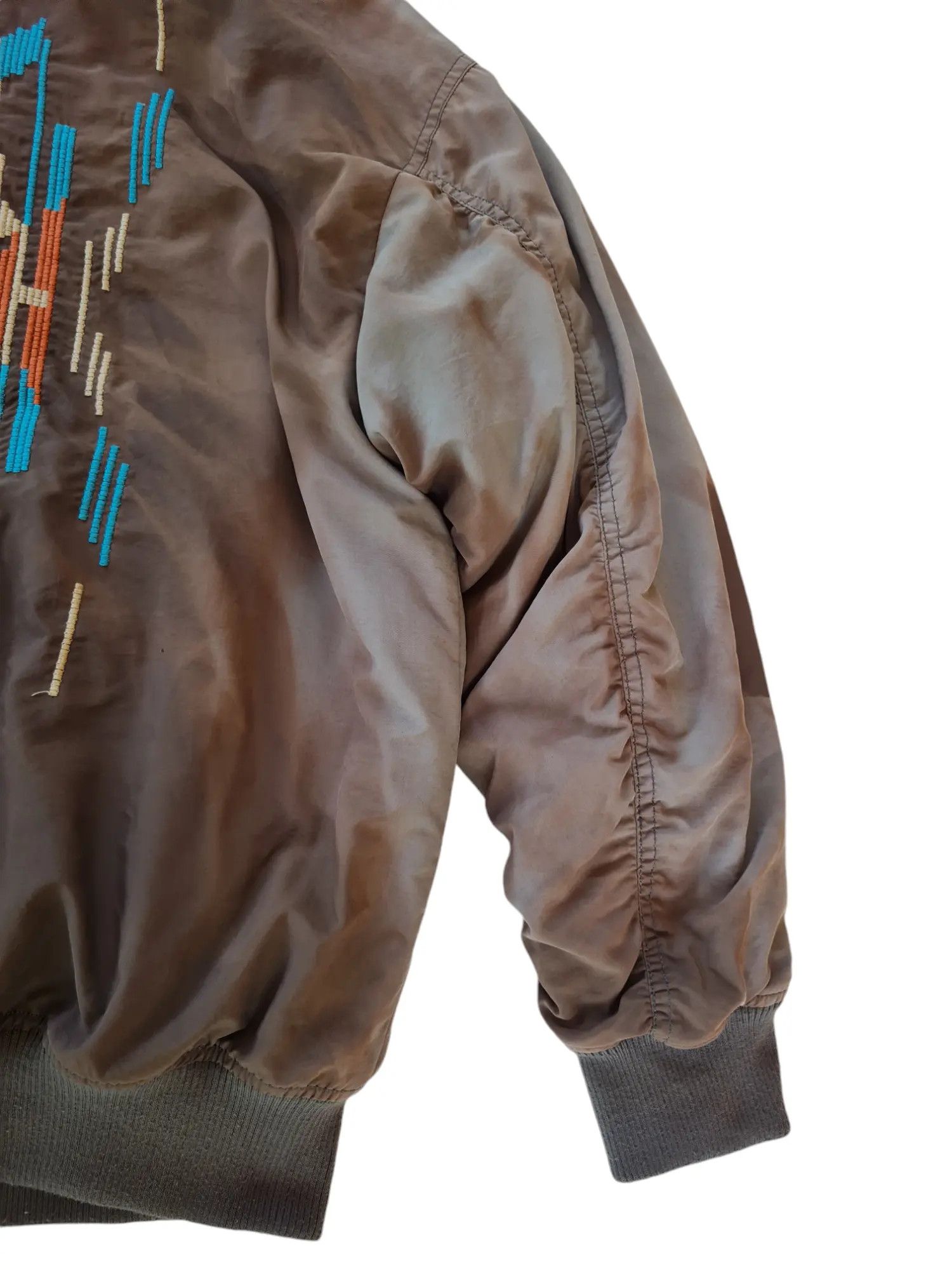 Other Vtg Titicaca Bomber Jacket Revisible Sun Faded Size US M / EU 48-50 / 2 - 4 Thumbnail