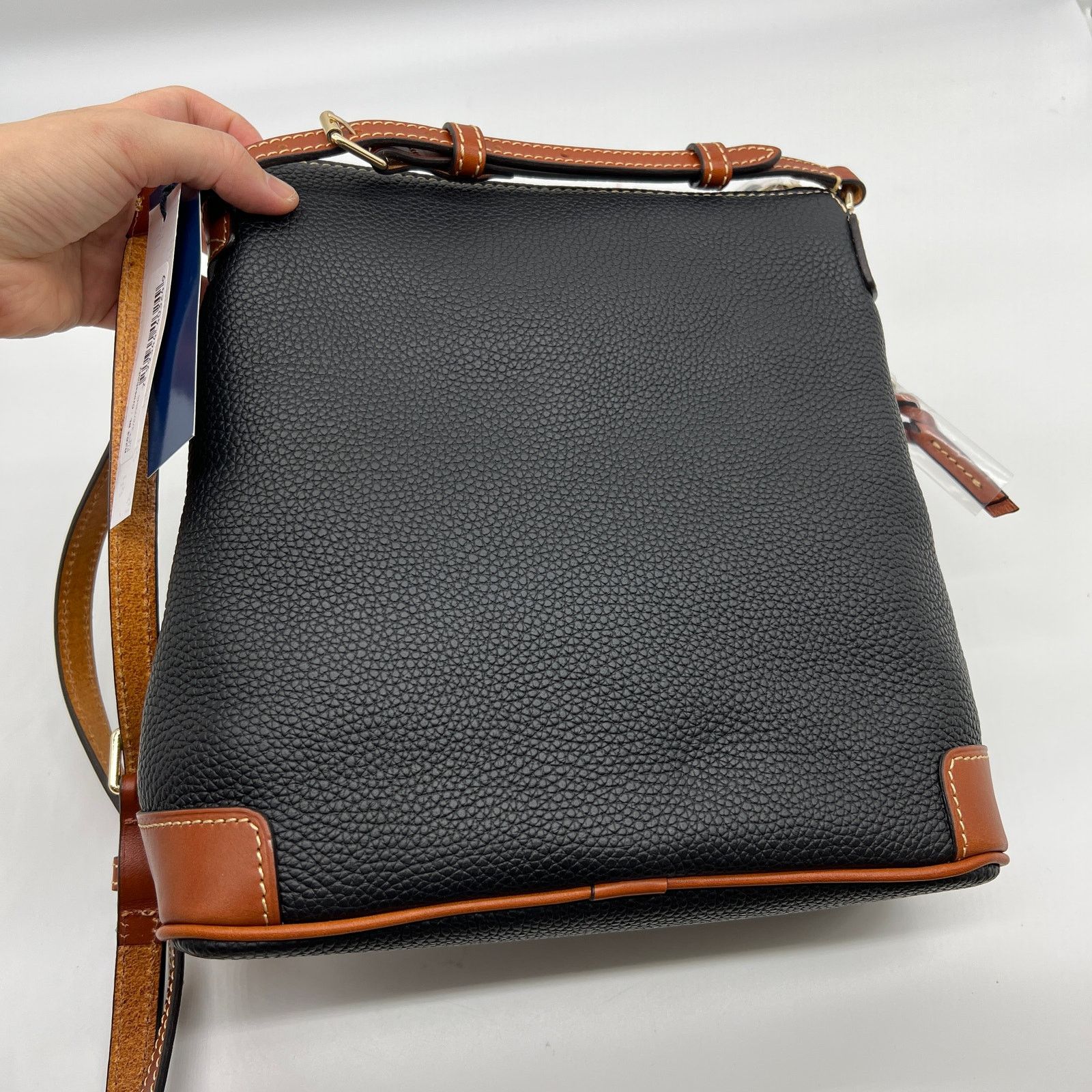 Dooney & Bourke Dooney & Bourke Pebble Leather Crossbody Purse Black Size ONE SIZE - 2 Thumbnail